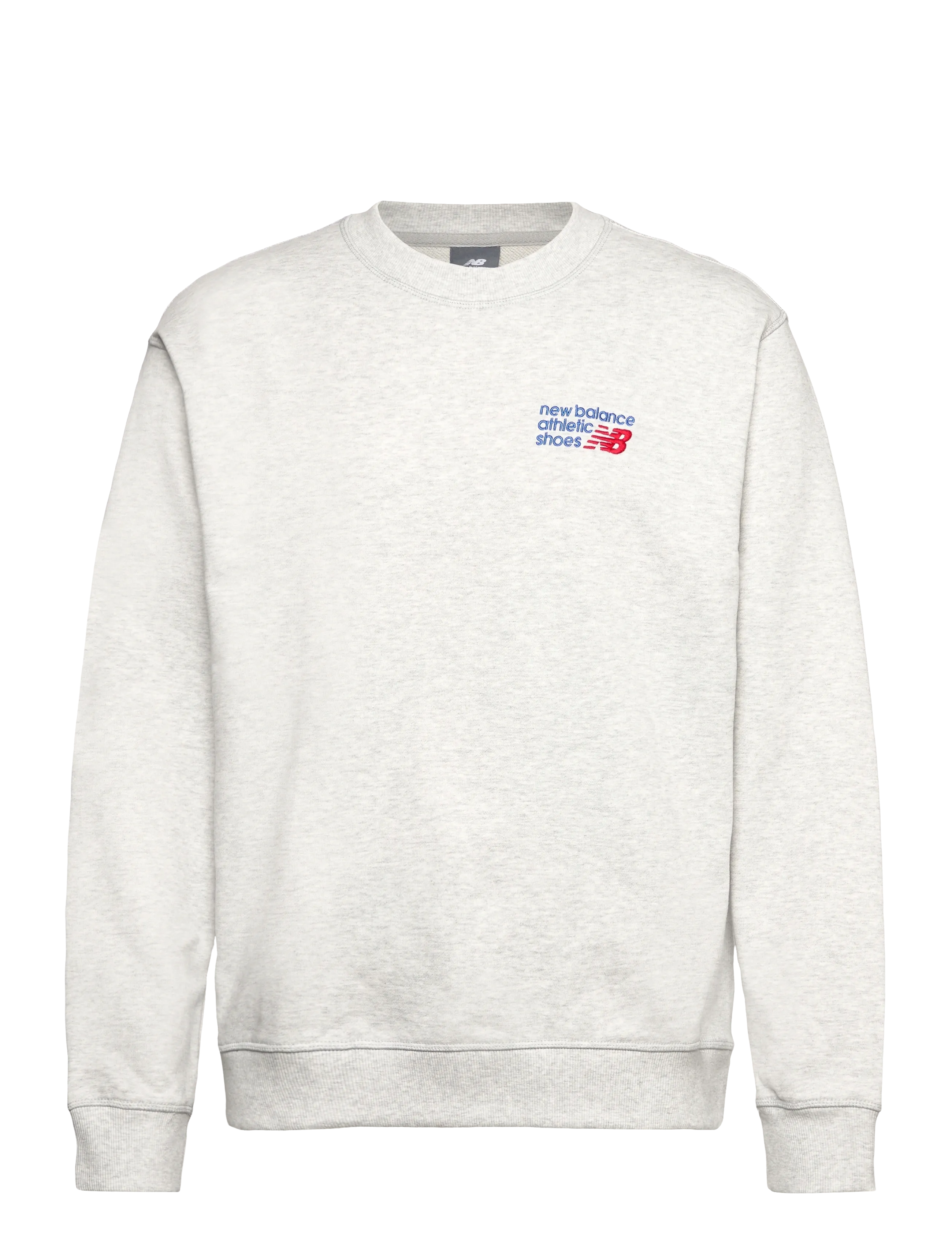 Athletics Premium Logo Crew - ASH HEATHER