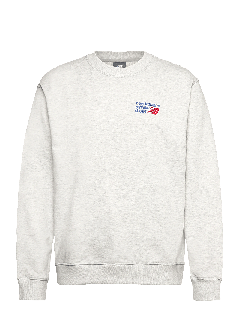 New Balance - Athletics Premium Logo Crew - Överdelar - ash heather - 0