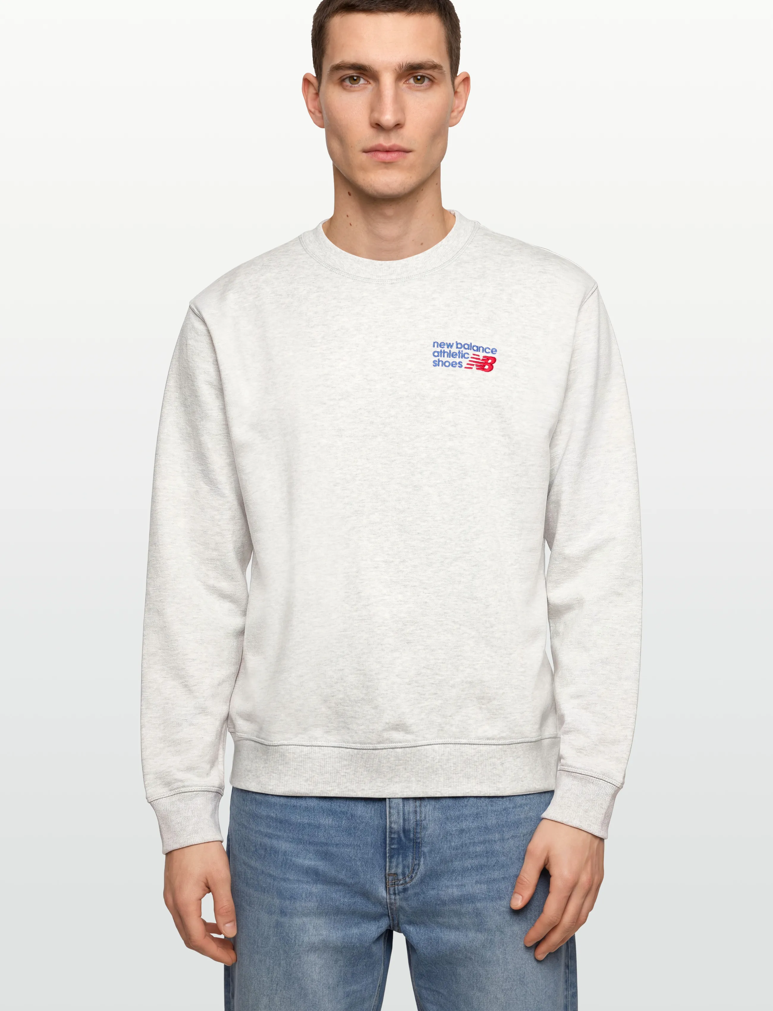 New Balance - Athletics Premium Logo Crew - oberteile - ash heather - 3