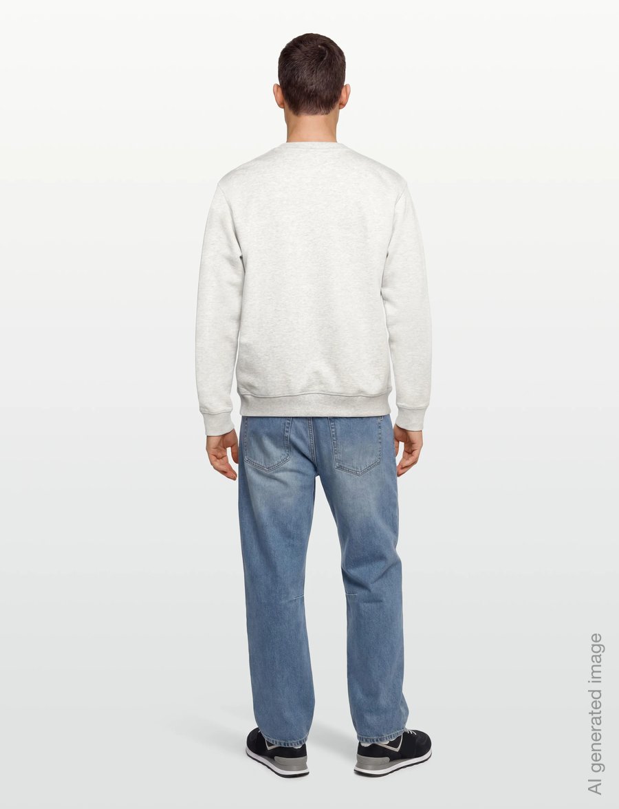 New Balance - Athletics Premium Logo Crew - tops - ash heather - 4