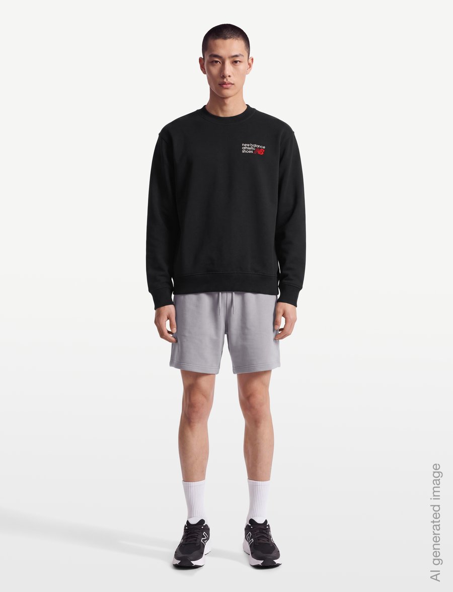 New Balance - Athletics Premium Logo Crew - Överdelar - black - 0