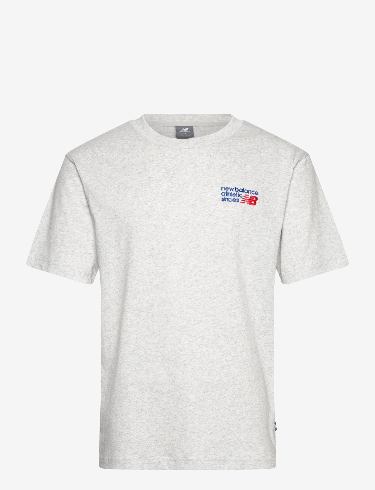 New Balance - Athletics Premium Logo T-Shirt - tops & t-shirts - ash heather - 0