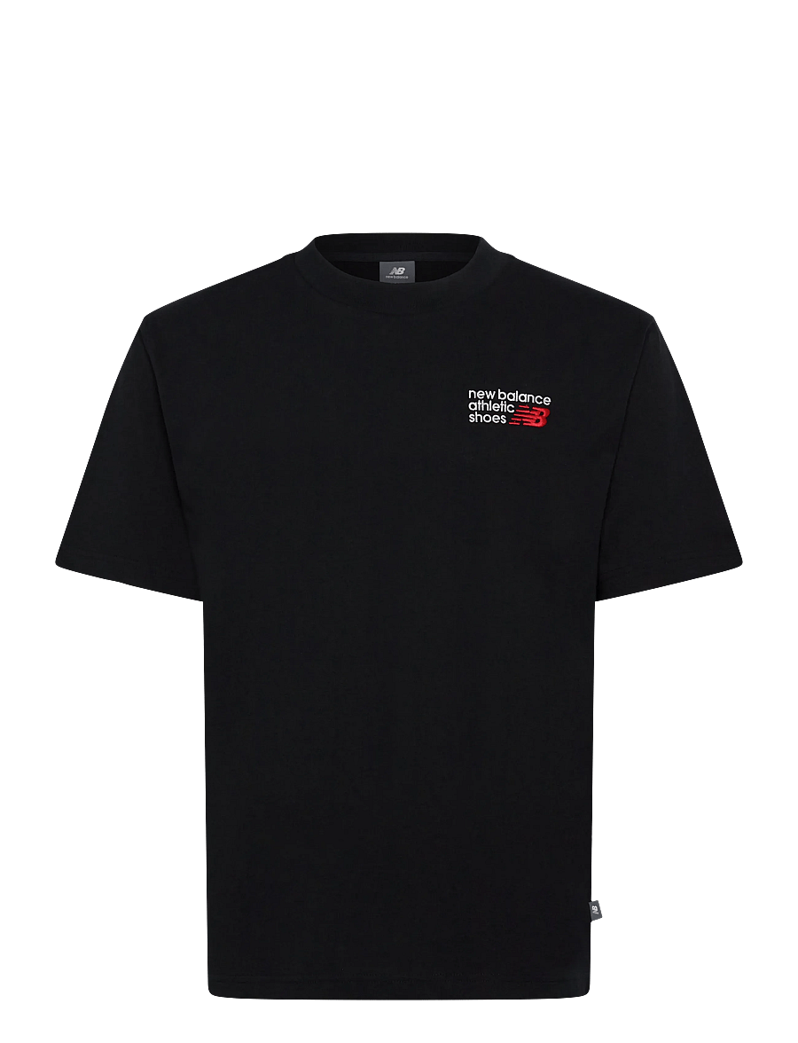 New Balance - Athletics Premium Logo T-Shirt - oberteile & t-shirts - black - 0