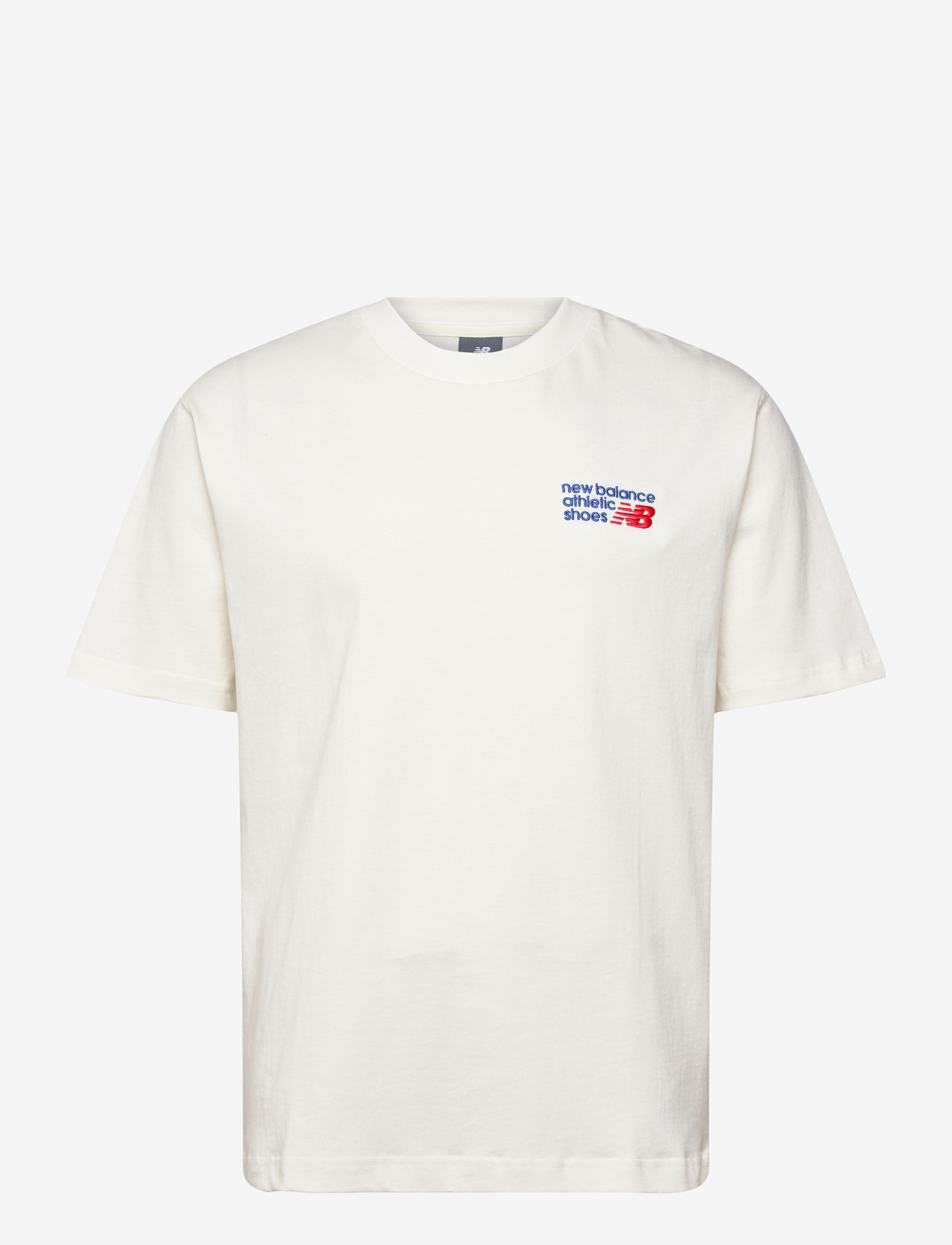 New Balance - Athletics Premium Logo T-Shirt - tops & t-shirts - sea salt - 0