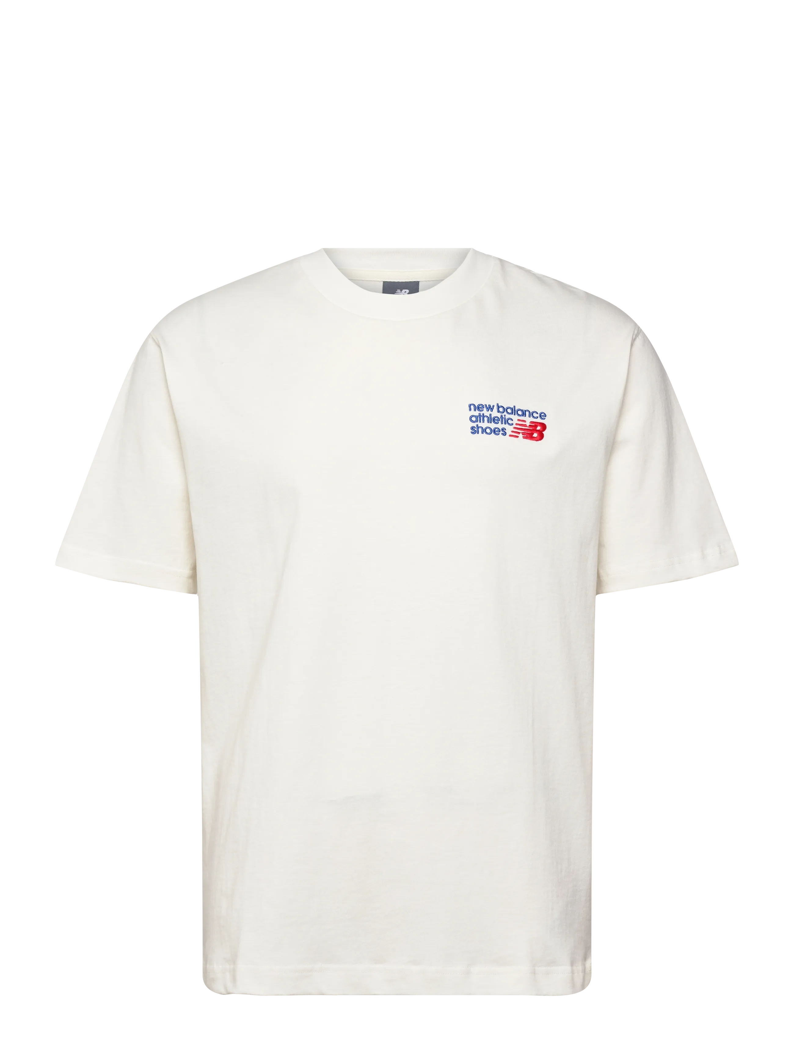 New Balance Athletics Premium Logo T-Shirt - Tøj - SEA SALT / cream