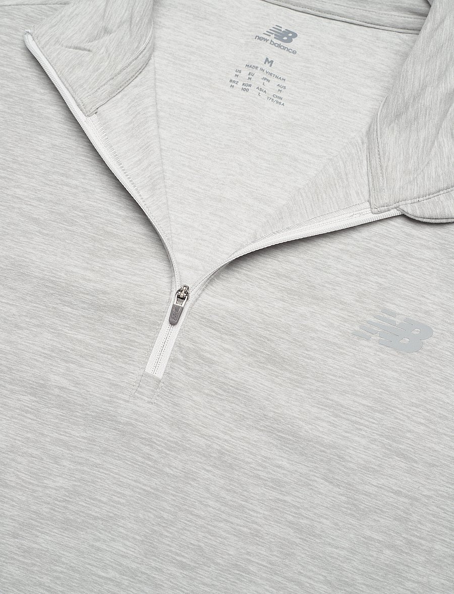 New Balance - Space Dye 1/4 Zip - flīsa un siltās jakas - athletic grey - 2