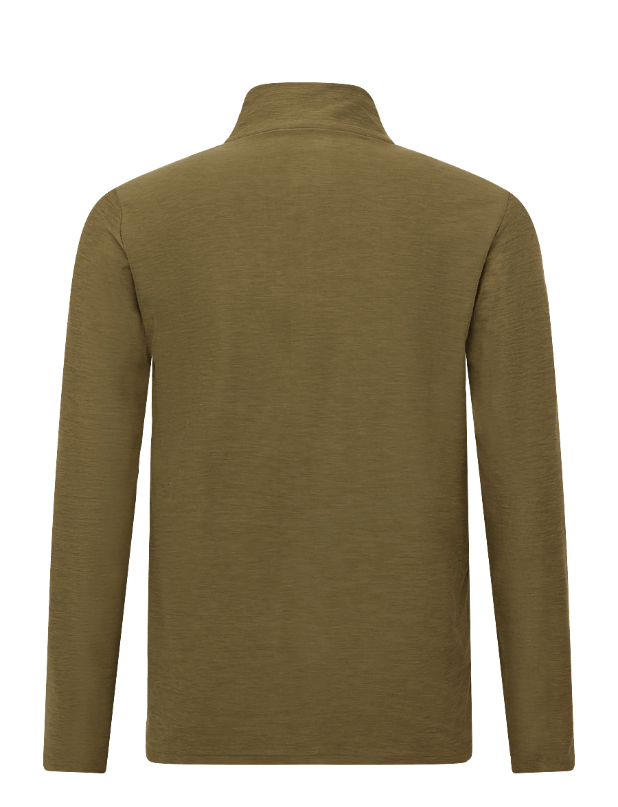 New Balance - Space Dye 1/4 Zip - fleece og mellemlag - sport green heather - 1