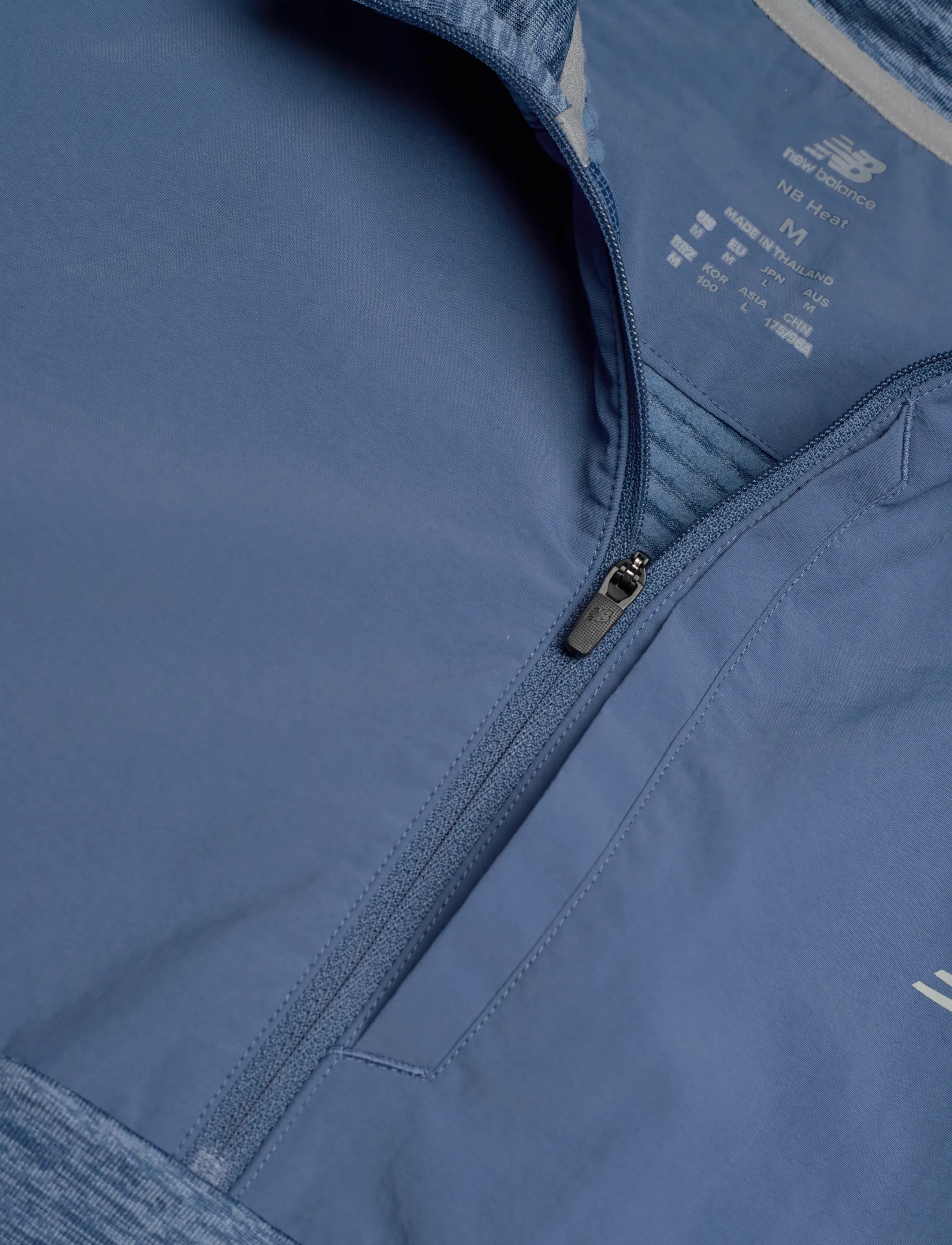 New Balance - RC Essential Heat Grid 1/2 Zip - kampsunid ja vahekihid - dark shoreline blue heather - 2