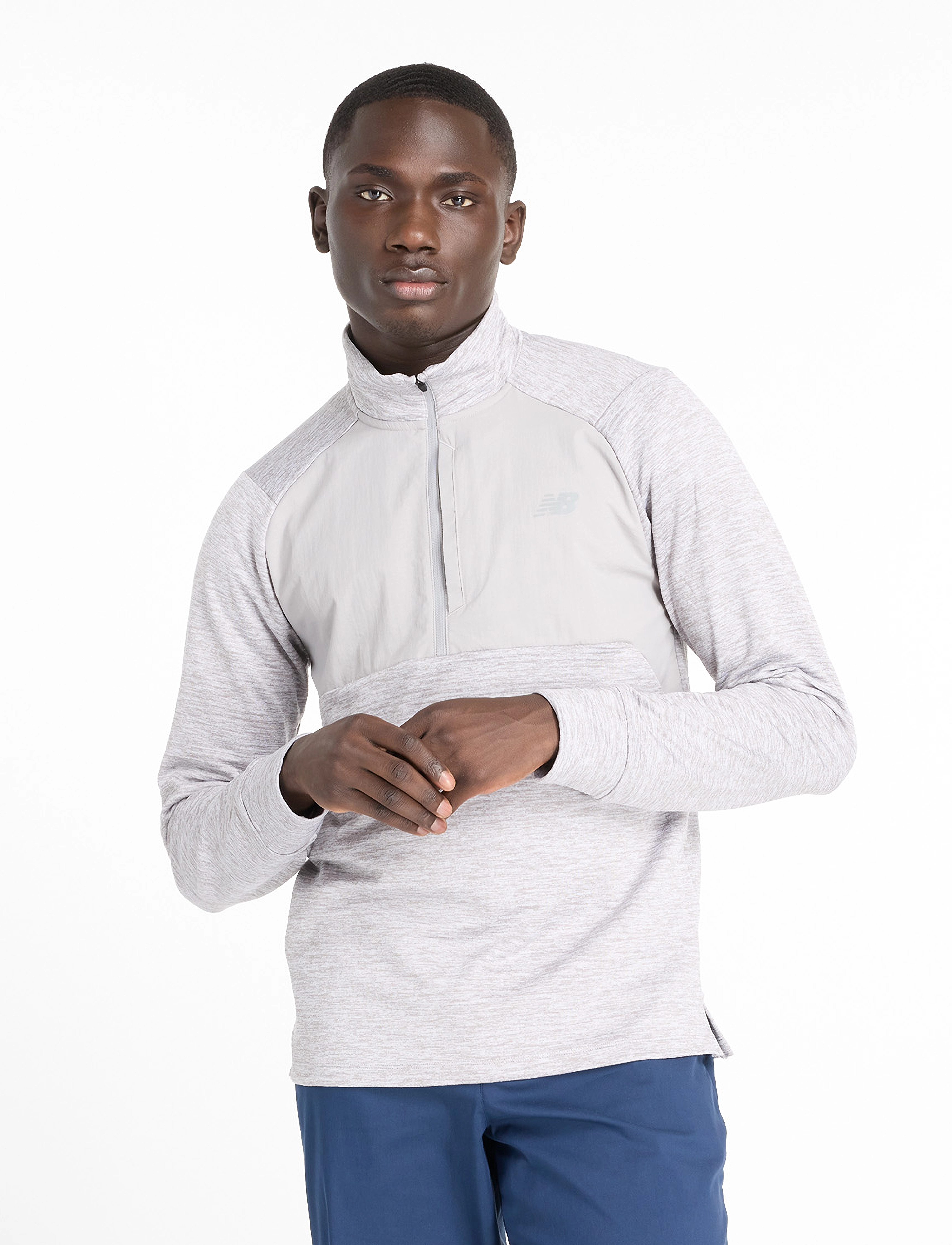 New Balance - RC Essential Heat Grid 1/2 Zip - athletic grey - 3