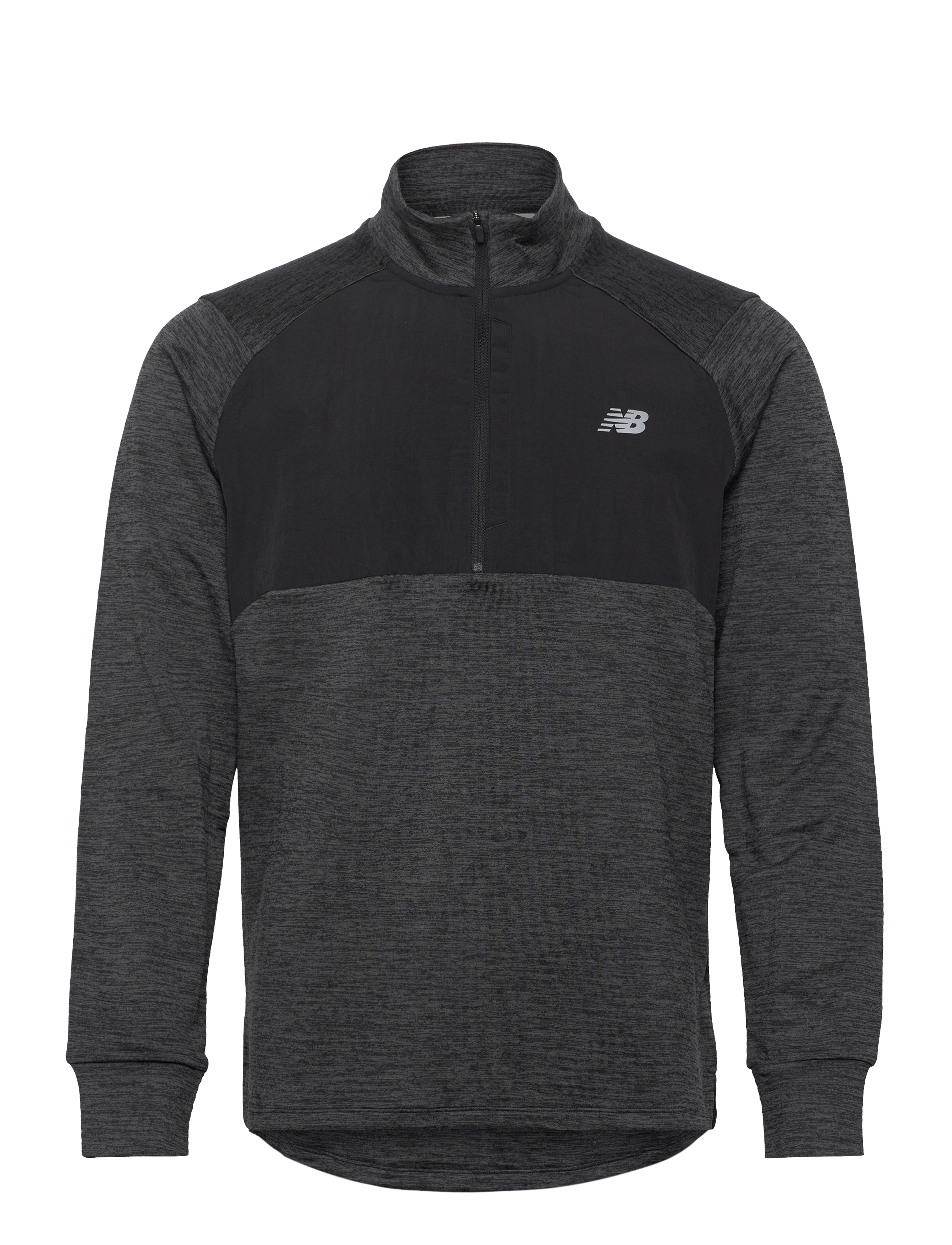 New Balance RC Essential Heat Grid 1/2 Zip - New Balance - BLACK / black