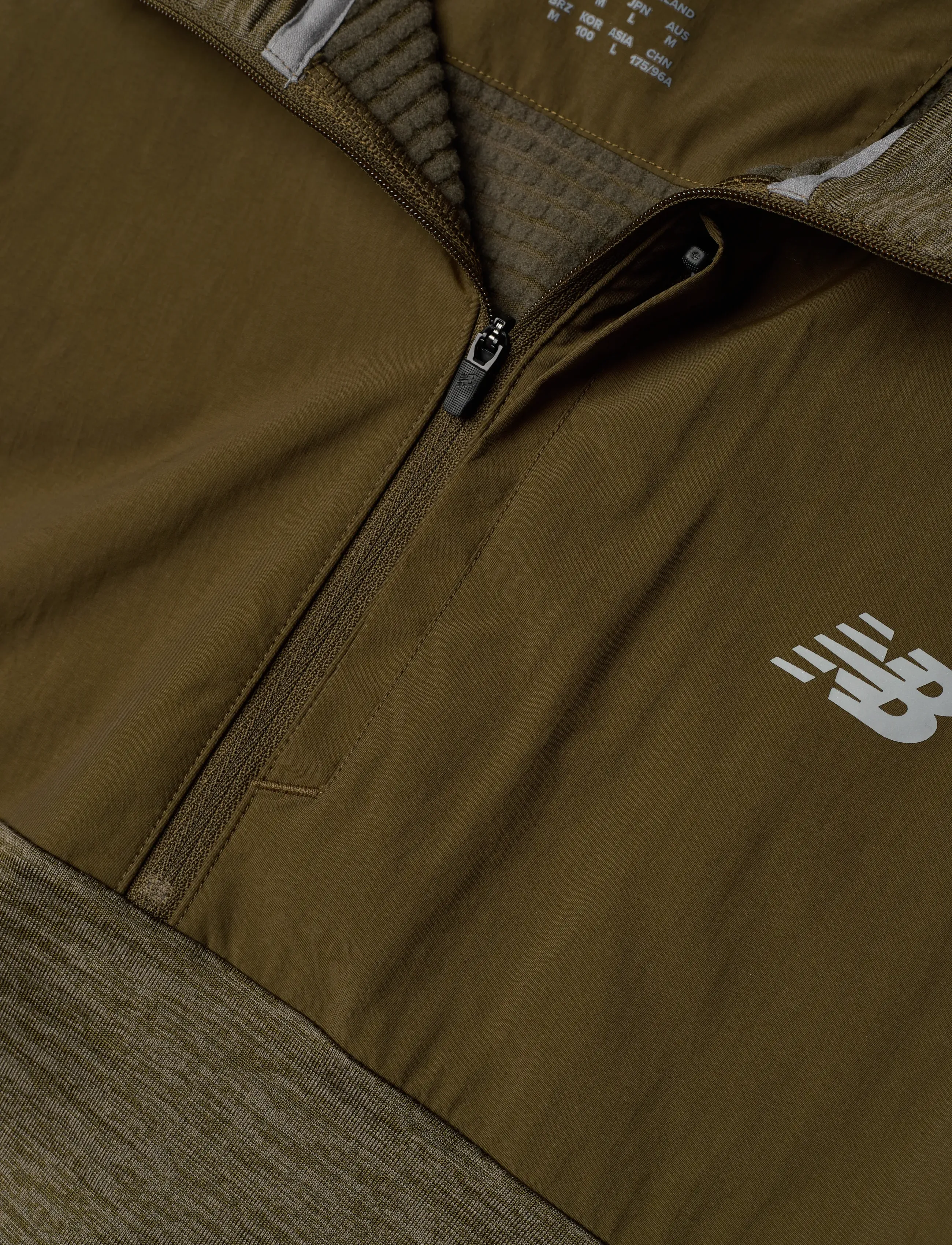 New Balance - RC Essential Heat Grid 1/2 Zip - fleeces & midlayers - woodland heather - 2