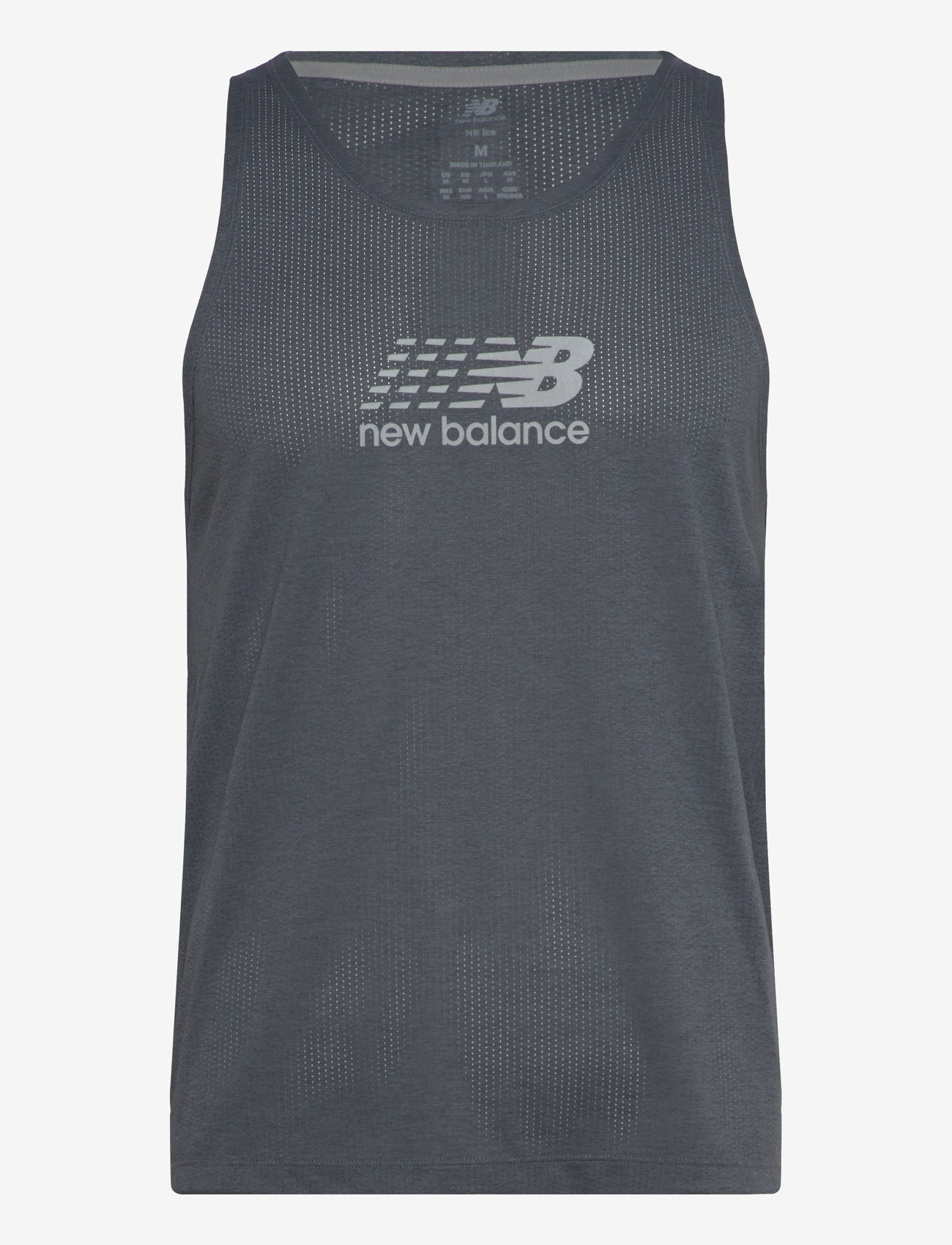 New Balance - Athletics Reflective Graphic Singlet - laveste priser - graphite - 0