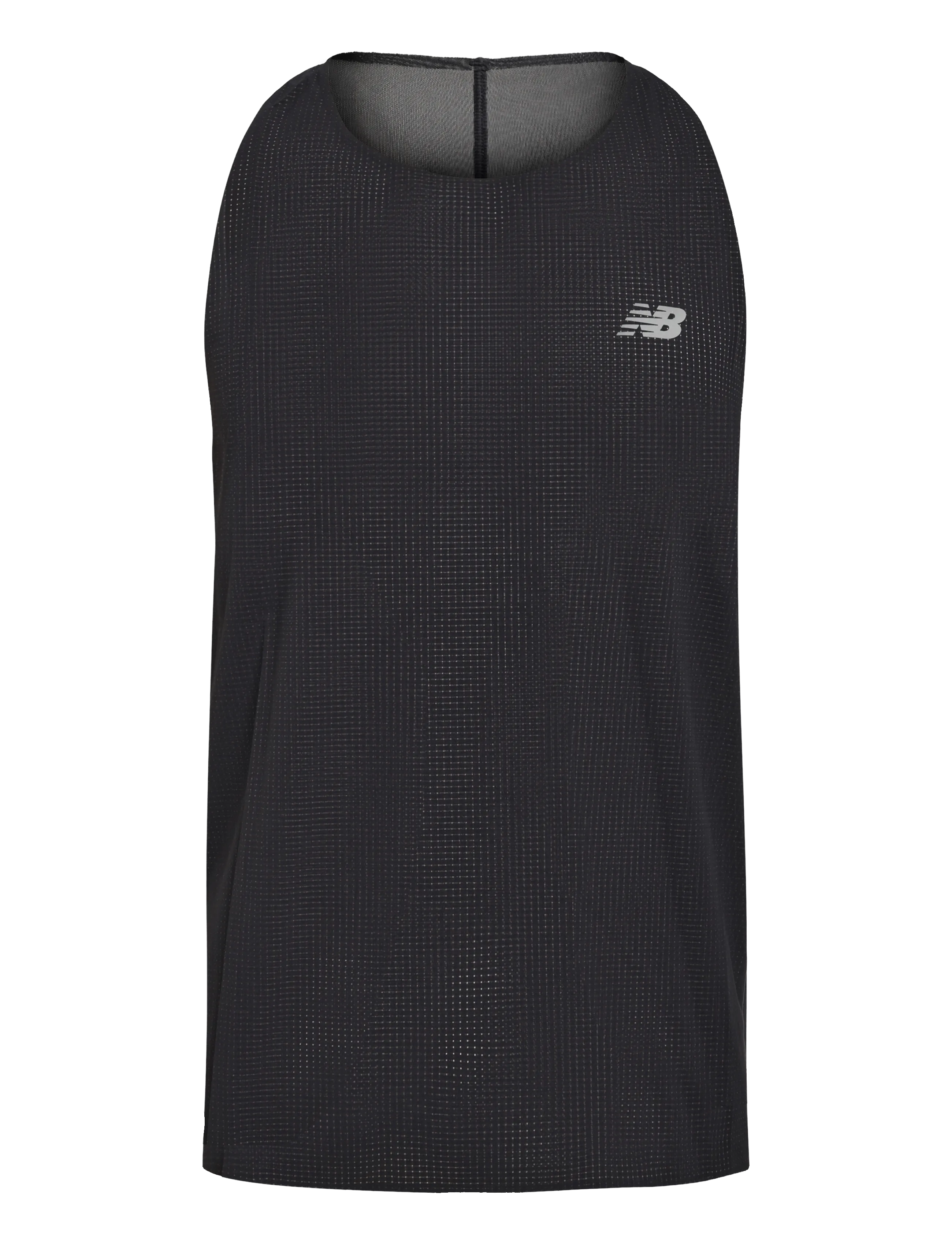 New Balance Race Day Ultra Light Singlet - Toppe & T-shirts - BLACK / black
