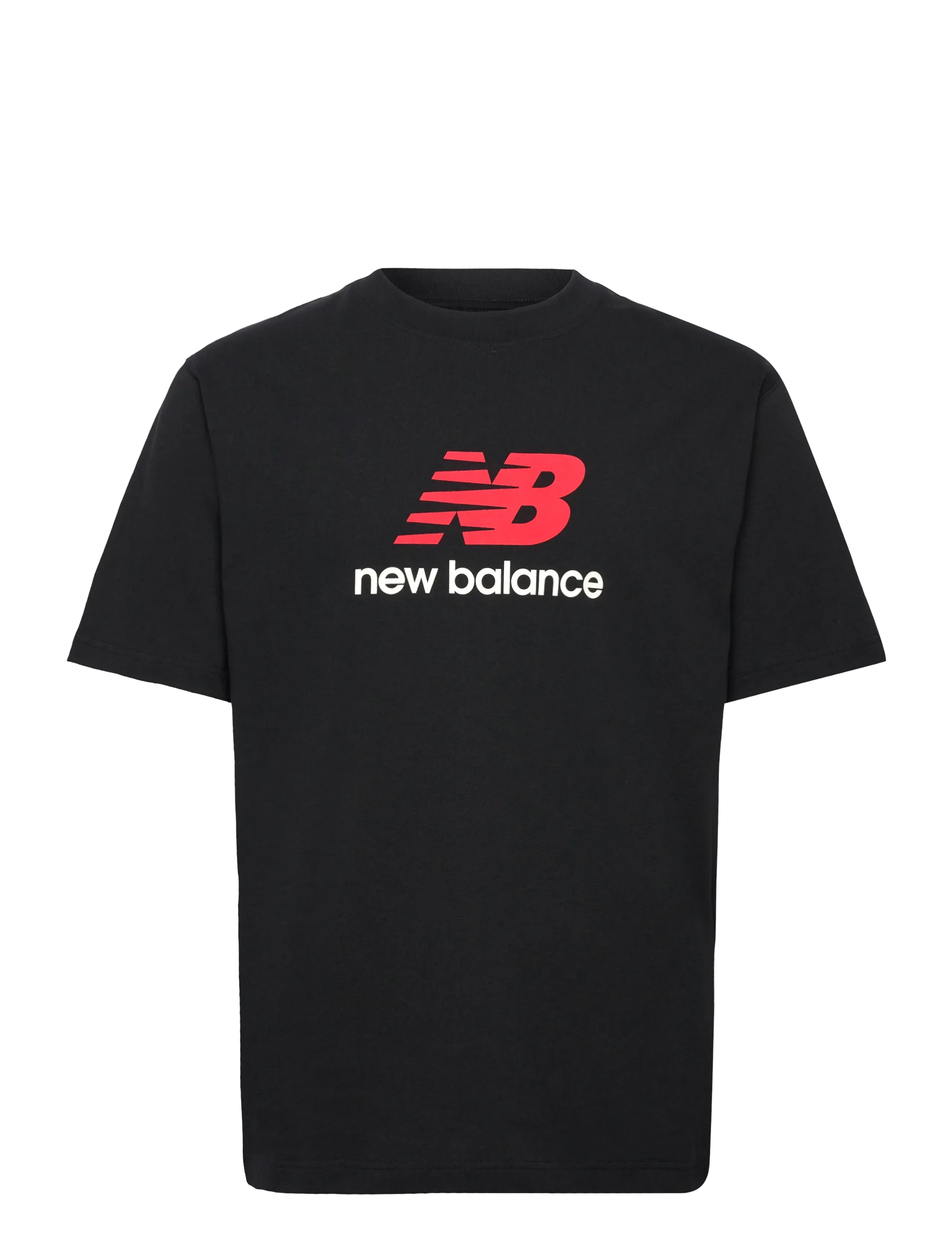 New Balance Athletics Logo T-Shirt - Tøj - BLACK / black