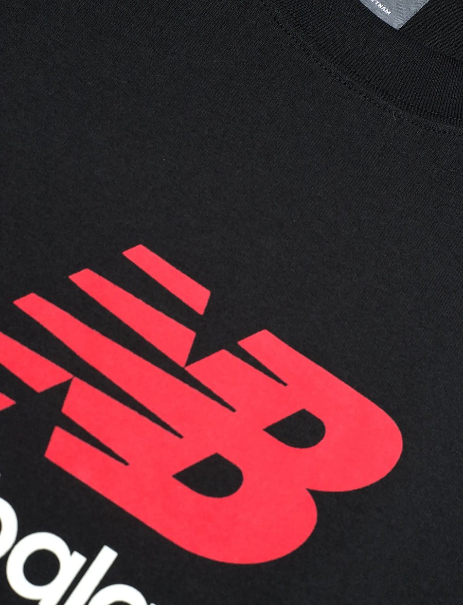 New Balance - Athletics Logo T-Shirt - oberteile & t-shirts - black - 2
