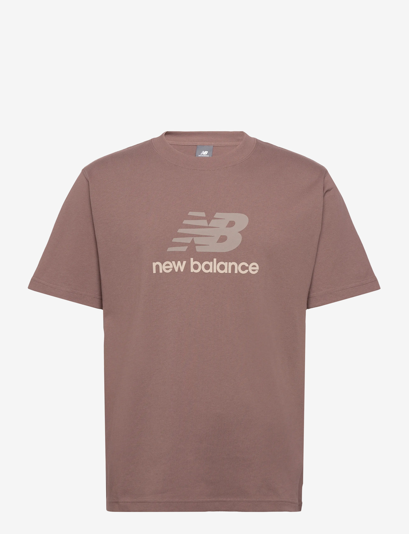 New Balance - Athletics Logo T-Shirt - oberteile & t-shirts - earth shadow - 0