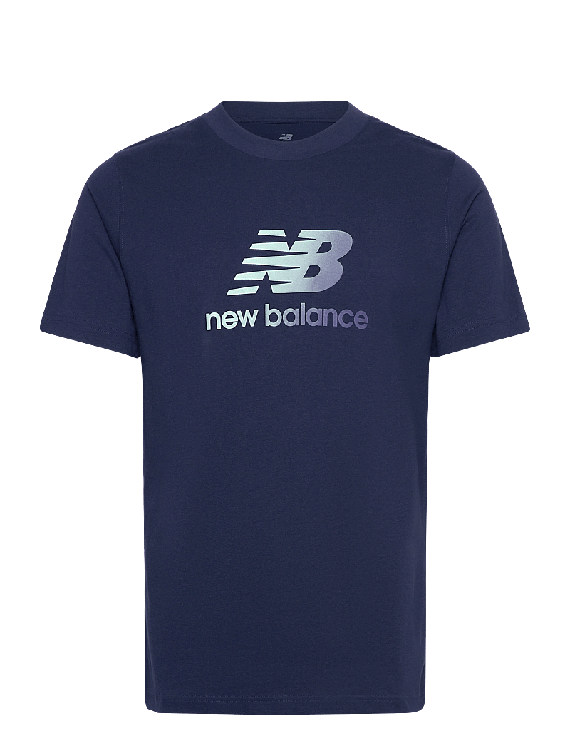 New Balance - Sport Essentials Gradient Logo T-Shirt - oberteile & t-shirts - nb navy - 0