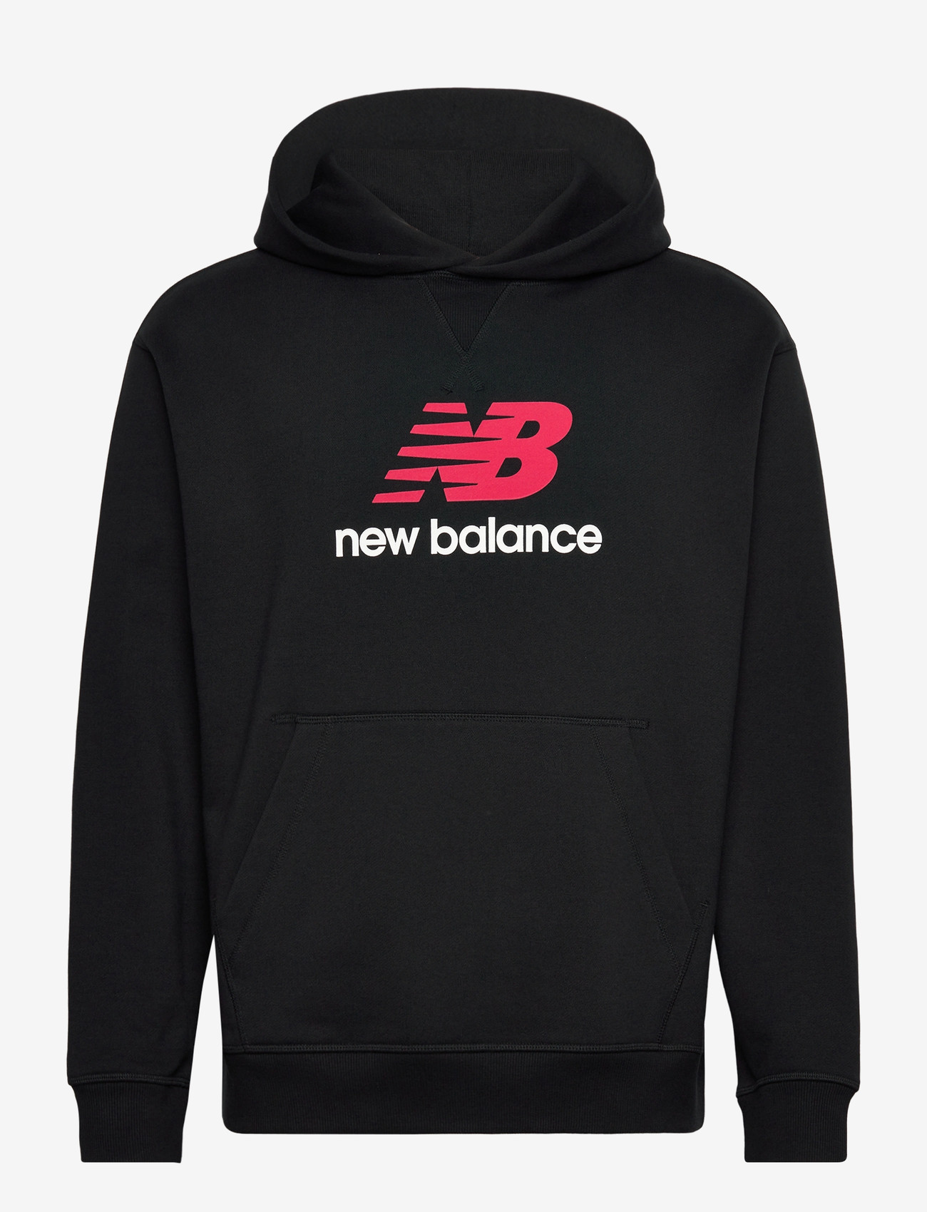 New Balance - Athletics French Terry Logo Hoodie - alussärgid - black - 0