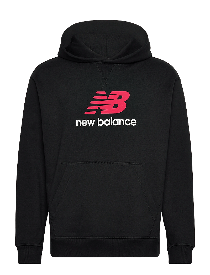 New Balance - Athletics French Terry Logo Hoodie - alussärgid - black - 0