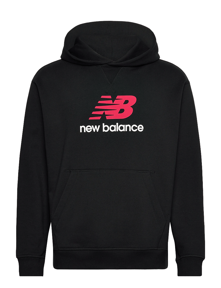 New Balance - Athletics French Terry Logo Hoodie - sweatshirts - black - 1