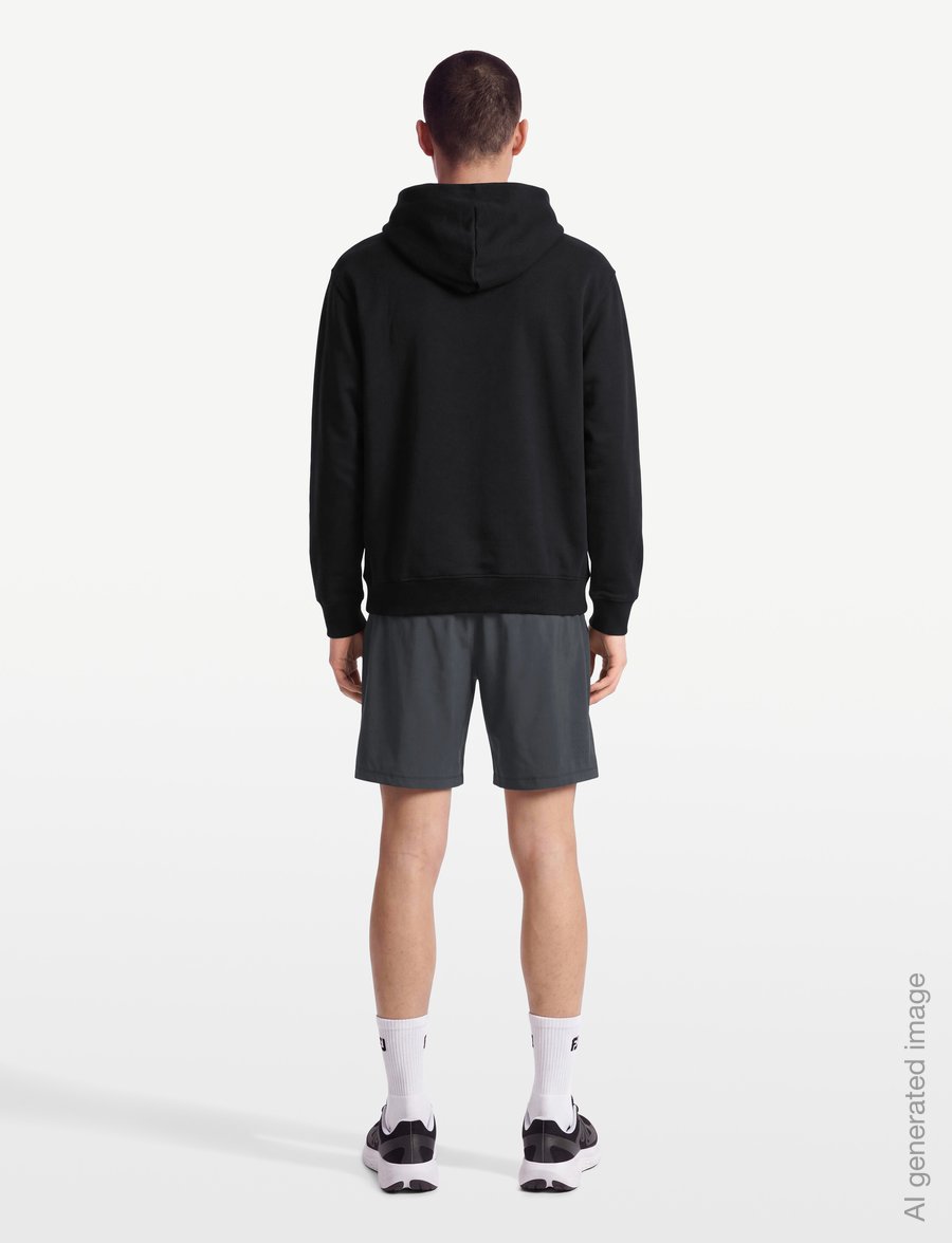 New Balance - Athletics French Terry Logo Hoodie - sweatshirts - black - 4