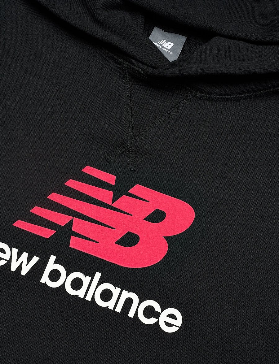 New Balance - Athletics French Terry Logo Hoodie - sweatshirts - black - 2
