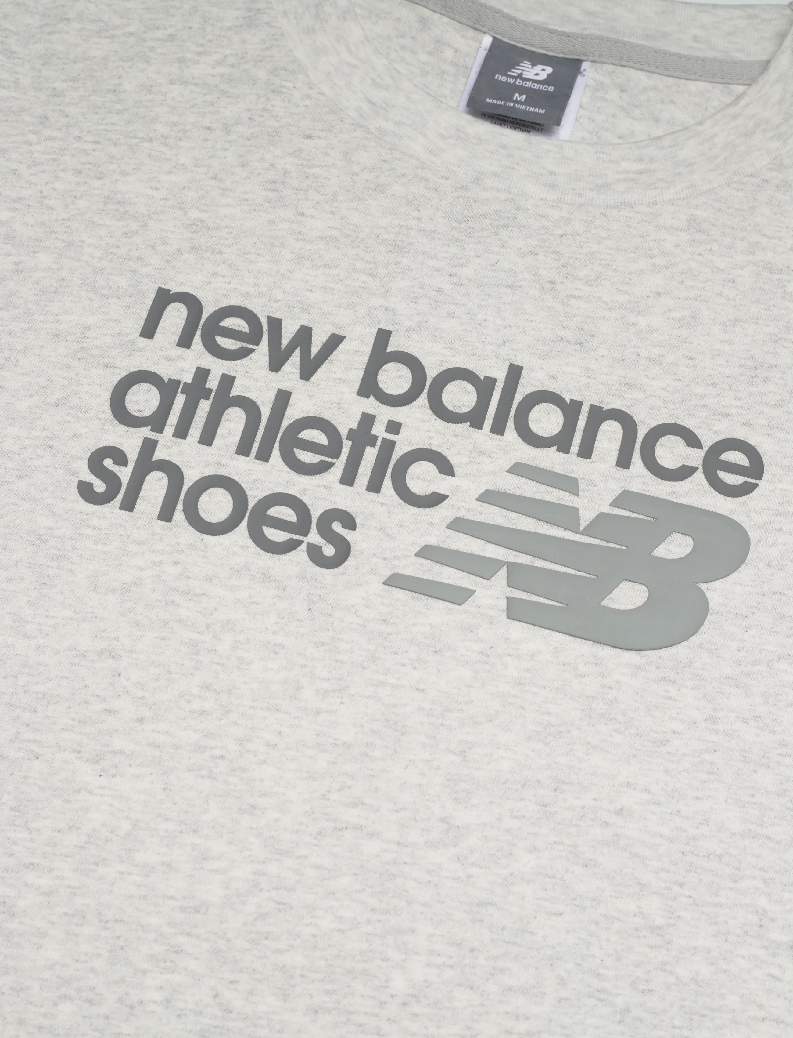New Balance - Athletics Premium Relaxed Chest Logo T-Shirt - tops & t-shirts - ash heather - 2
