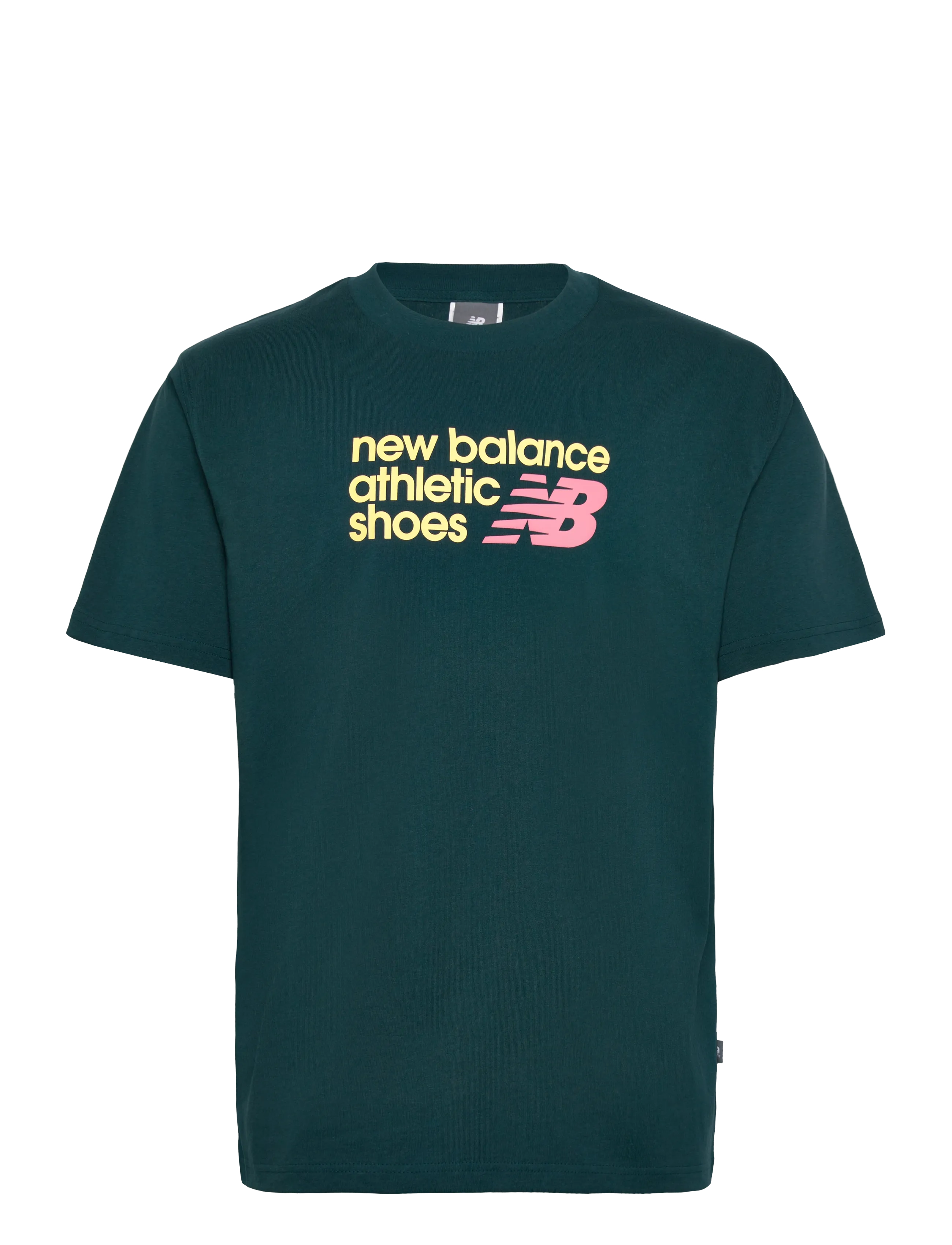 New Balance Athletics Premium Relaxed Chest Logo T-Shirt - T-särgid - MEDUSA GREEN / green