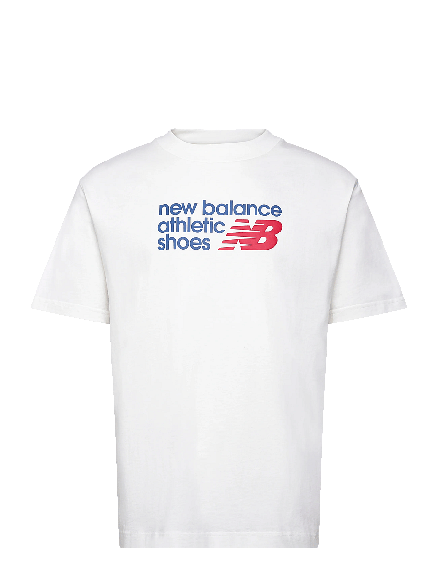 New Balance - Athletics Premium Relaxed Chest Logo T-Shirt - alussärgid ja t-särgid - sea salt - 1