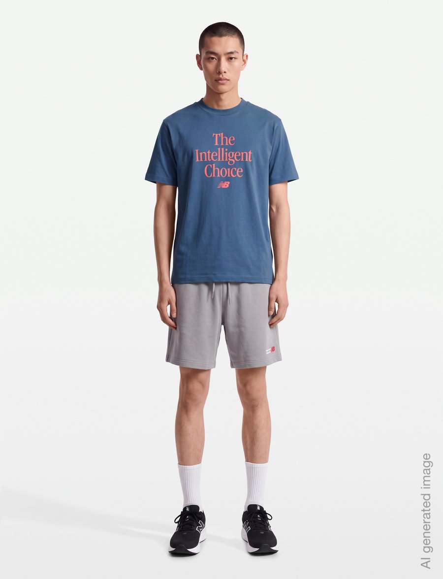 New Balance - Intelligent Choice Relaxed T-Shirt - t-shirts - sea stone - 0