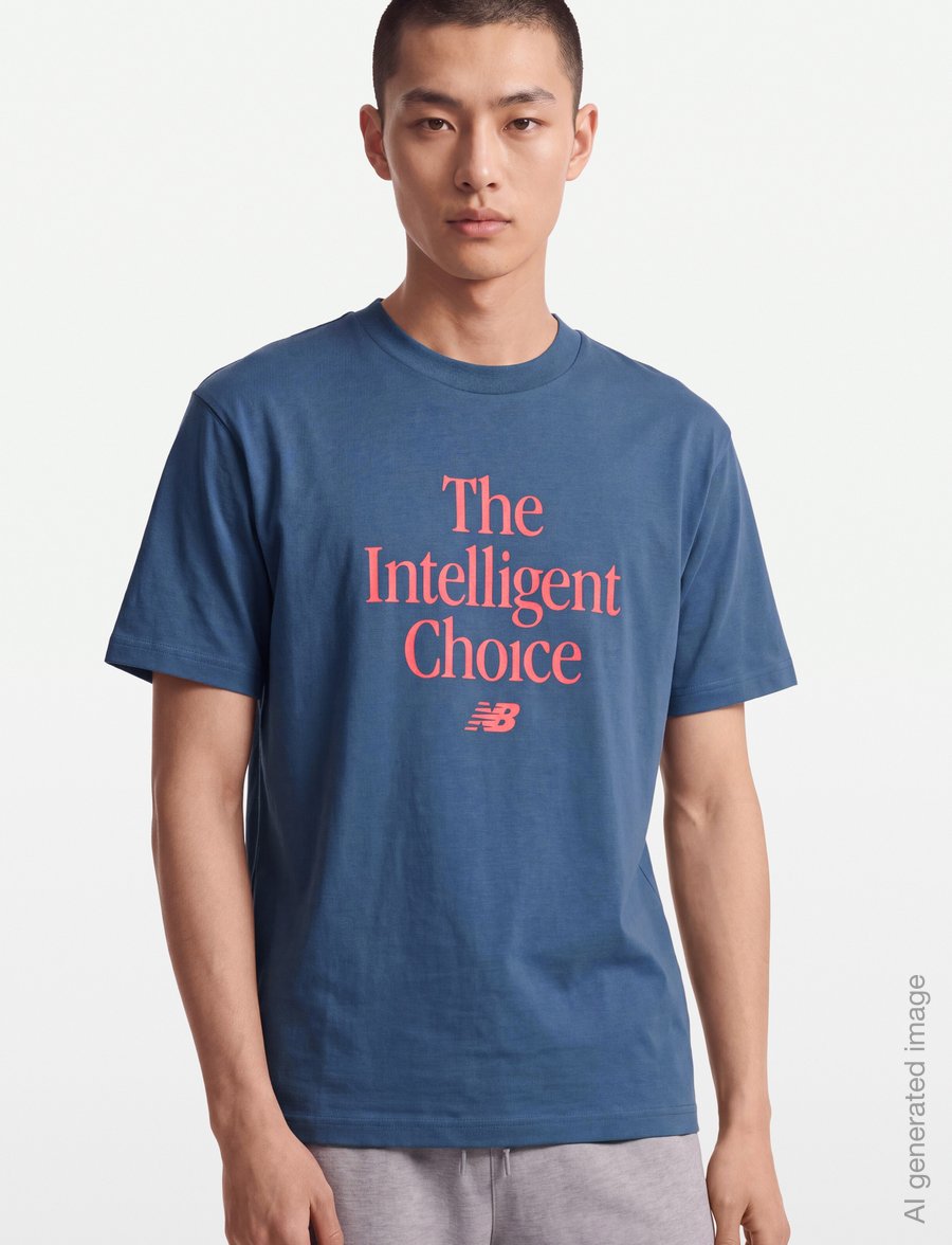 New Balance - Intelligent Choice Relaxed T-Shirt - t-shirts - sea stone - 3