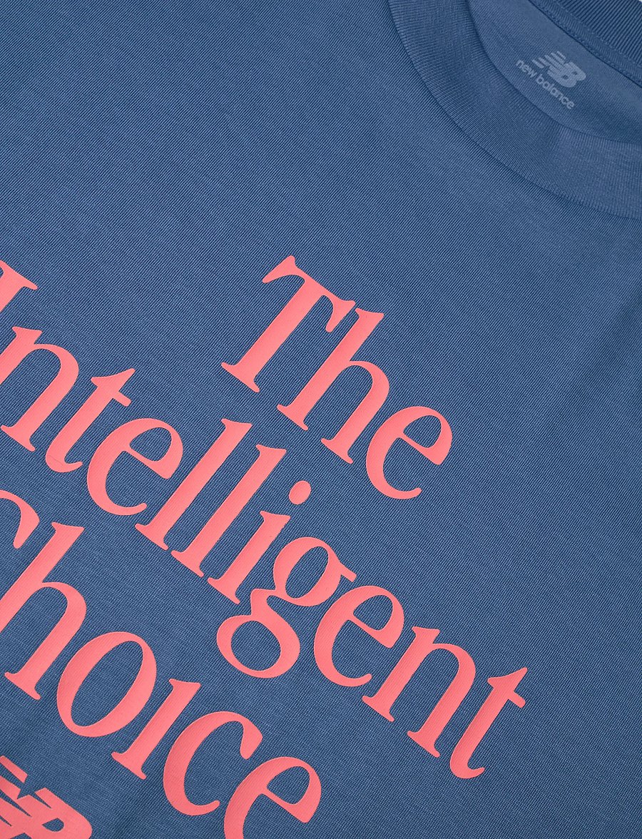 New Balance - Intelligent Choice Relaxed T-Shirt - t-shirts - sea stone - 2