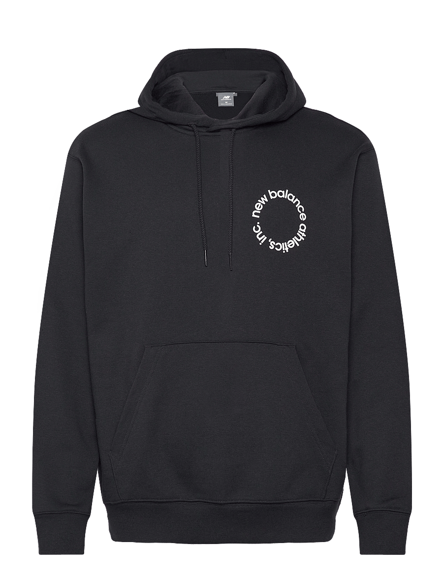 New Balance - Circular Logo Hoodie - alussärgid - black - 0