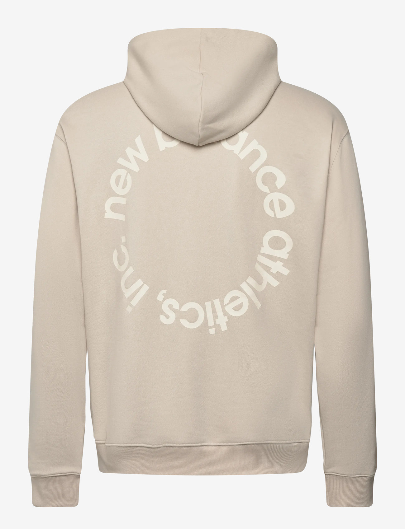 New Balance - Circular Logo Hoodie - huvtröjor - timberwolf - 1