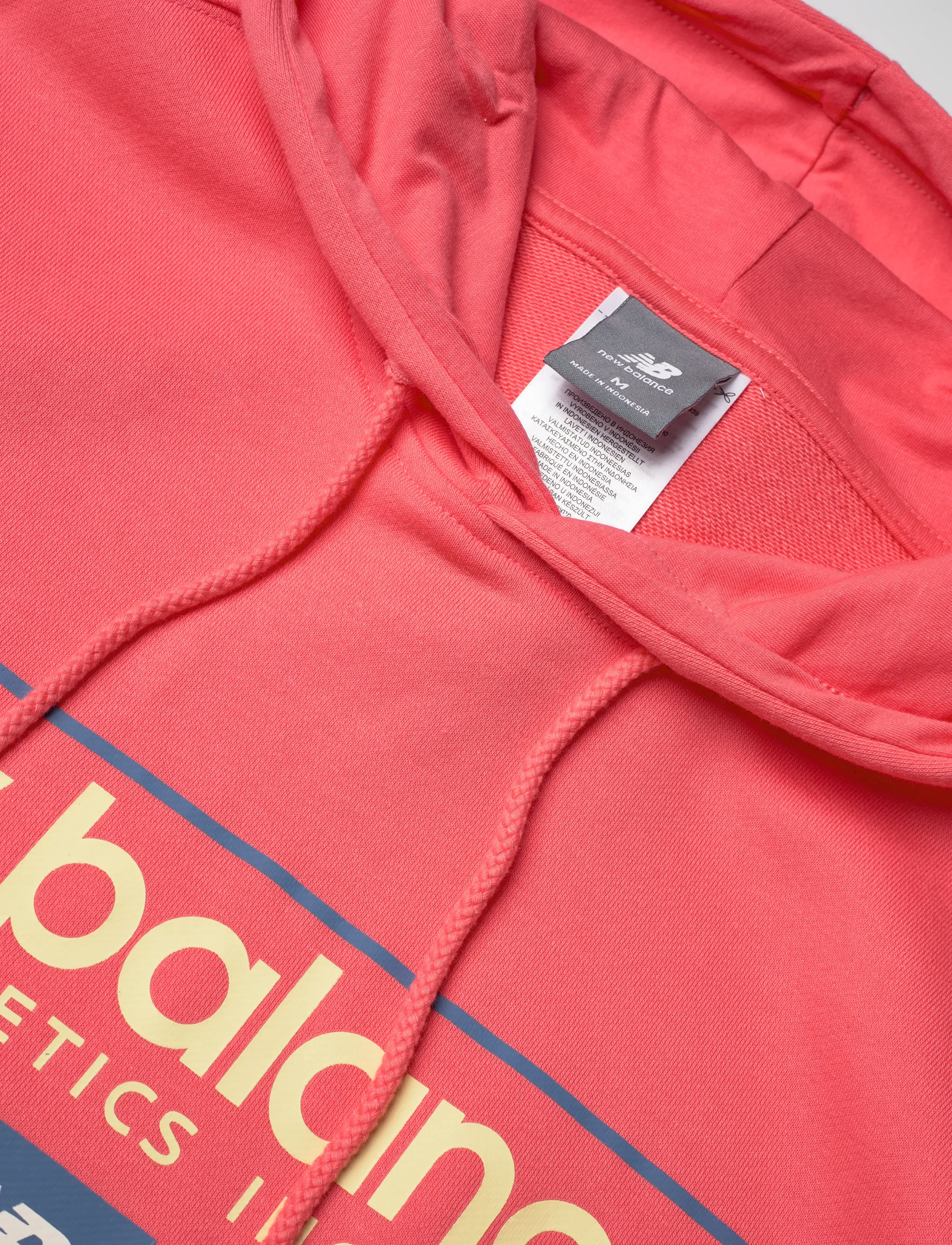New Balance - Relaxed Linear Athletics Hoodie - oberteile - drift red - 2