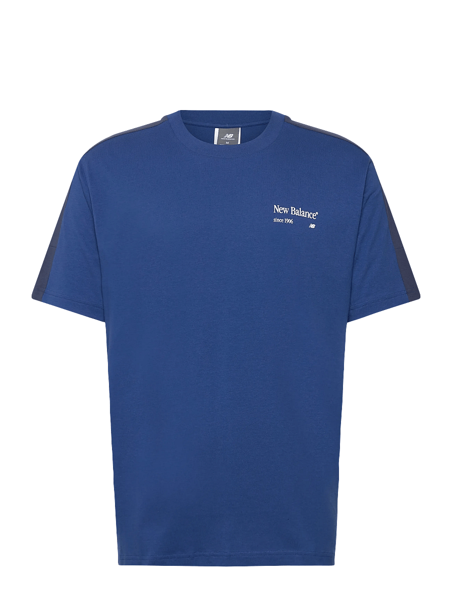 New Balance - Reimagined Graphic T-Shirt - lyhythihaiset - galaxy blue - 0