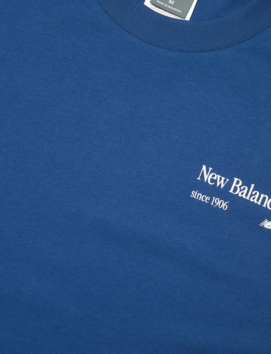 New Balance - Reimagined Graphic T-Shirt - lyhythihaiset - galaxy blue - 2