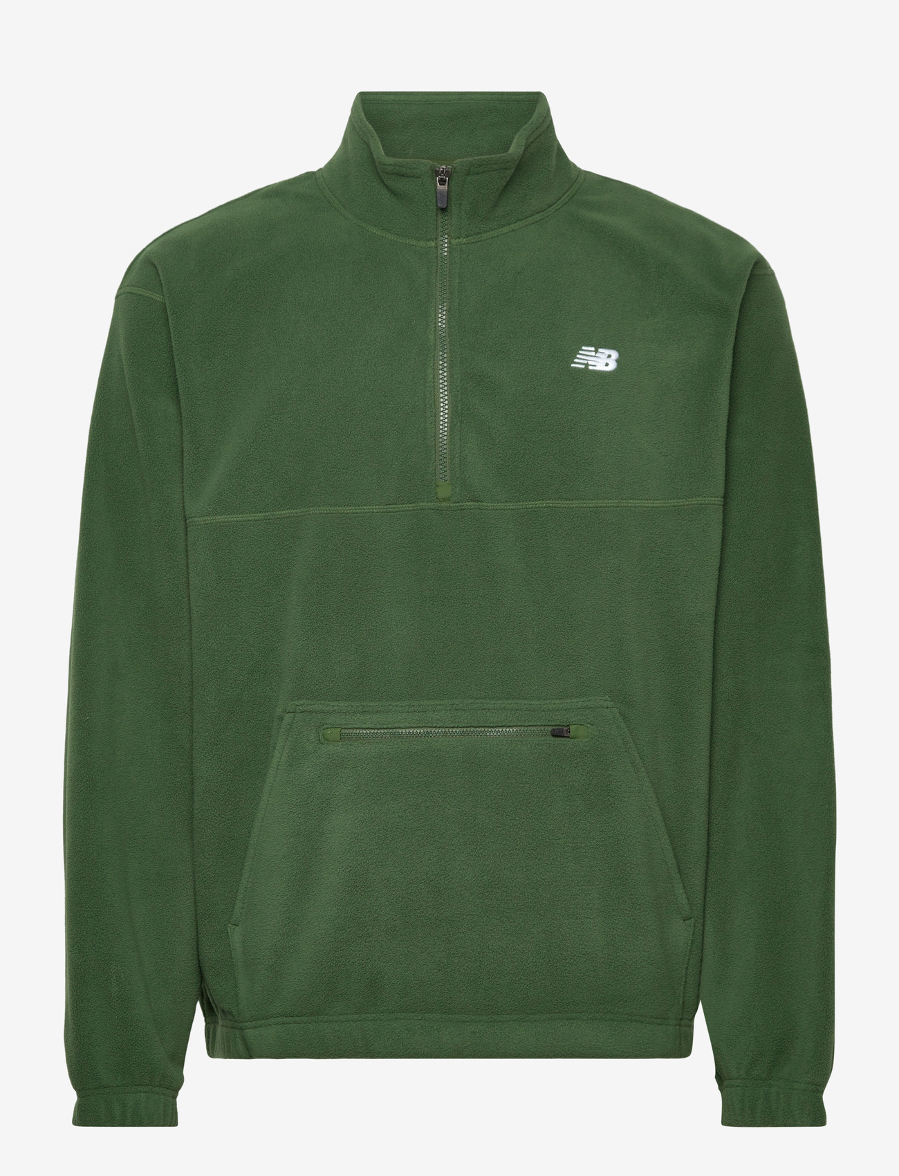 New Balance - Polar Fleece 1/2 Zip - fleece og mellemlag - dark alpine green - 0