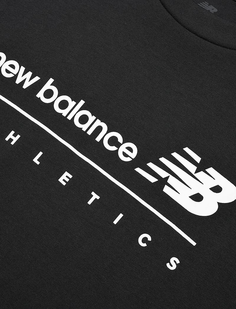 New Balance - Linear Graphic T-Shirt - t-shirts - black - 2