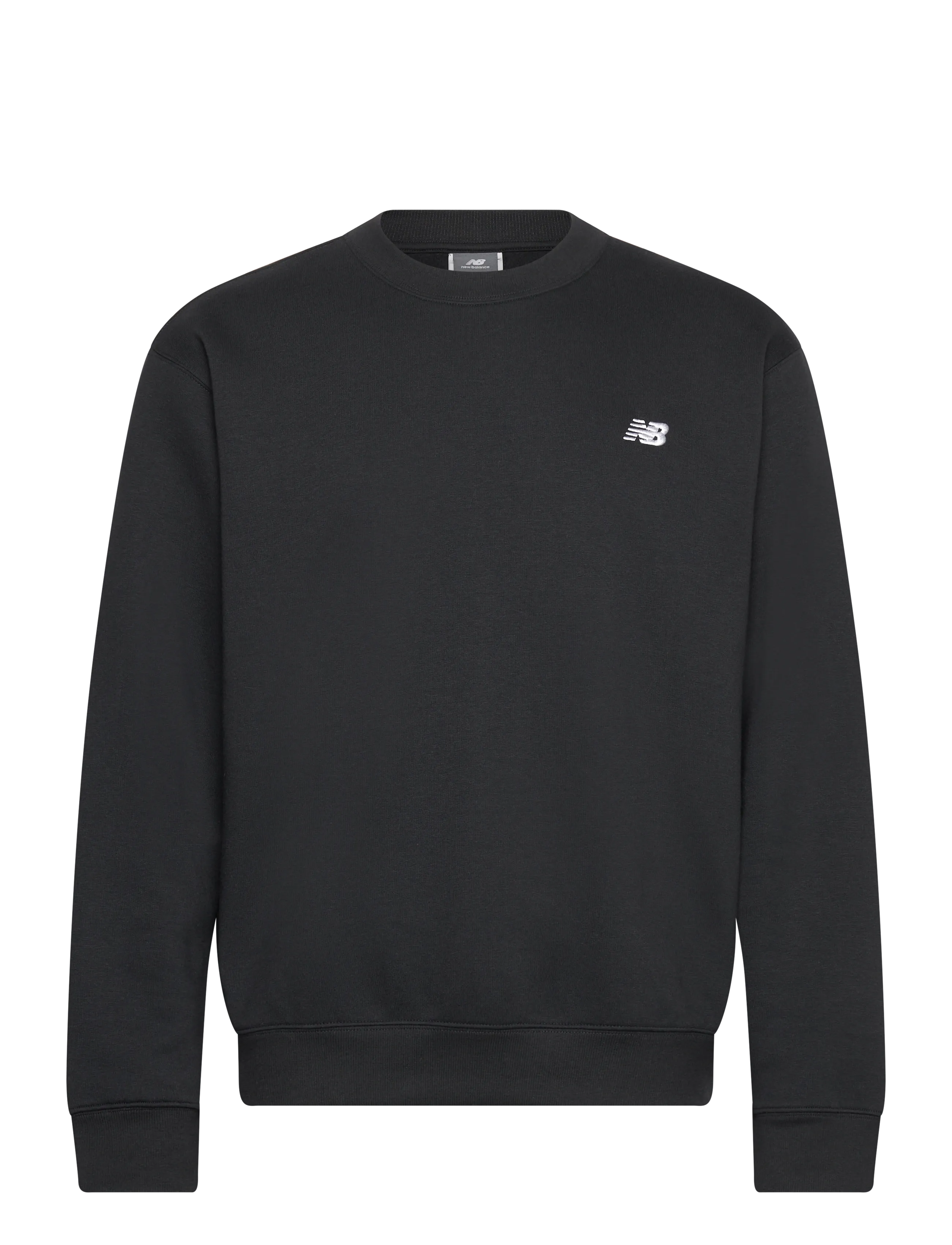New Balance Linear Graphic Fleece Crew - Svetarit - BLACK / black