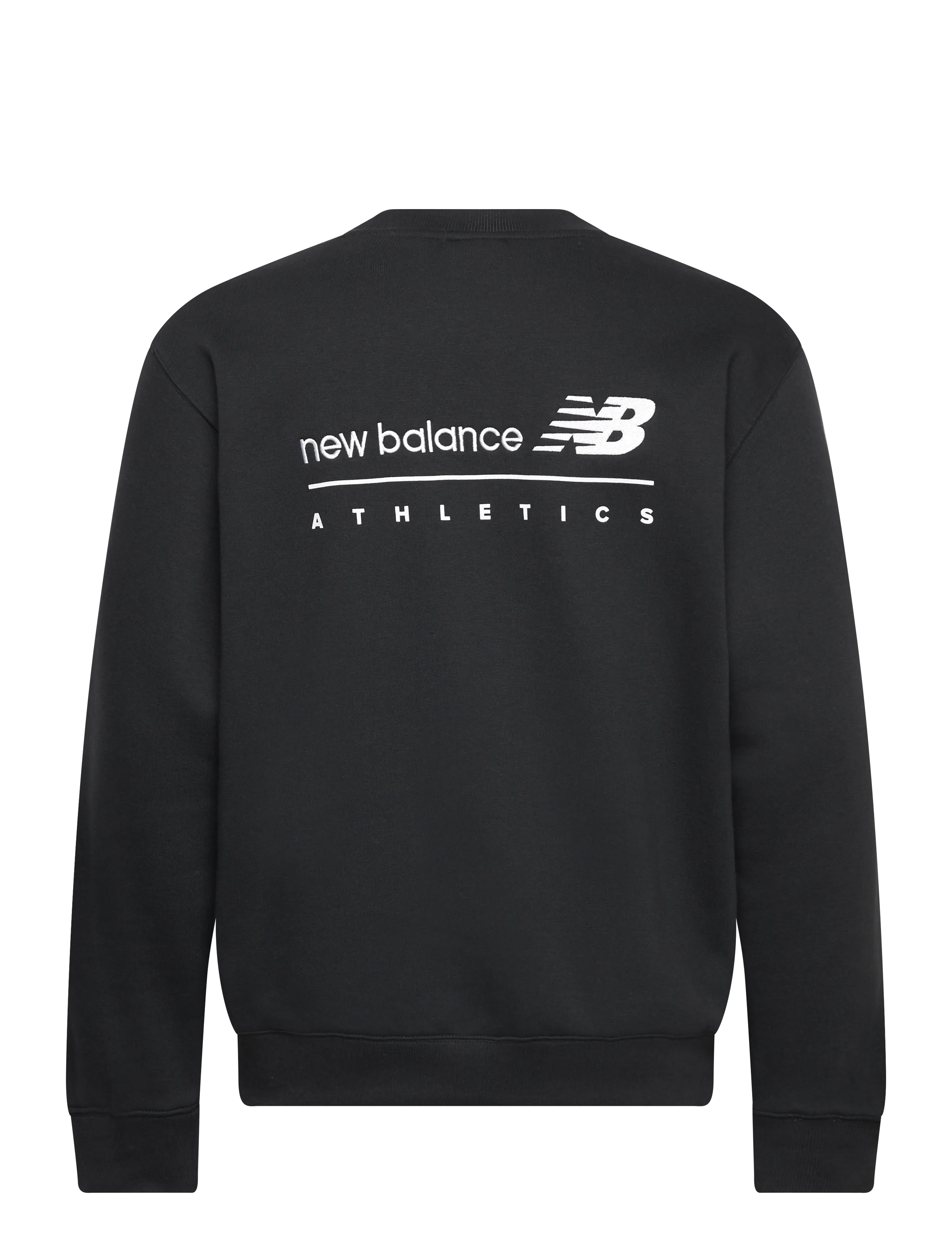 New Balance - Linear Graphic Fleece Crew - oberteile - black - 1