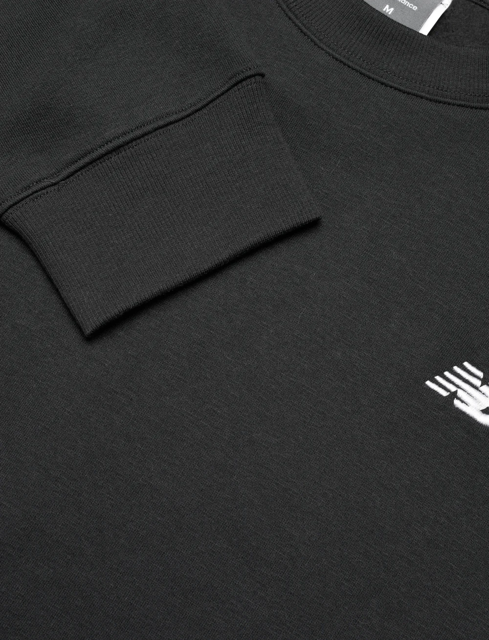 New Balance - Linear Graphic Fleece Crew - viršutinės dalies drabužiai - black - 2