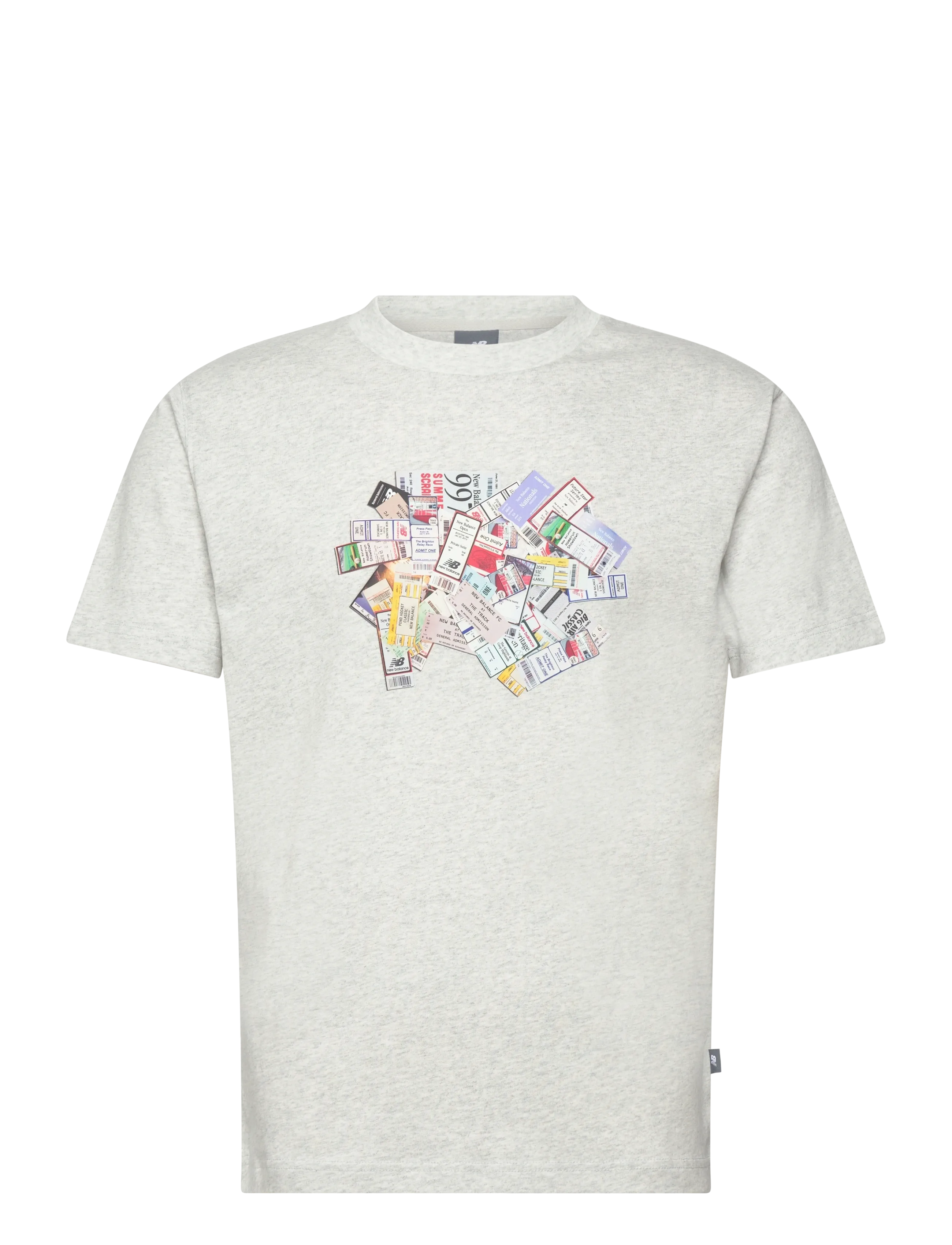 New Balance Athletics Ticket T-Shirt - New Balance - ASH HEATHER / grey