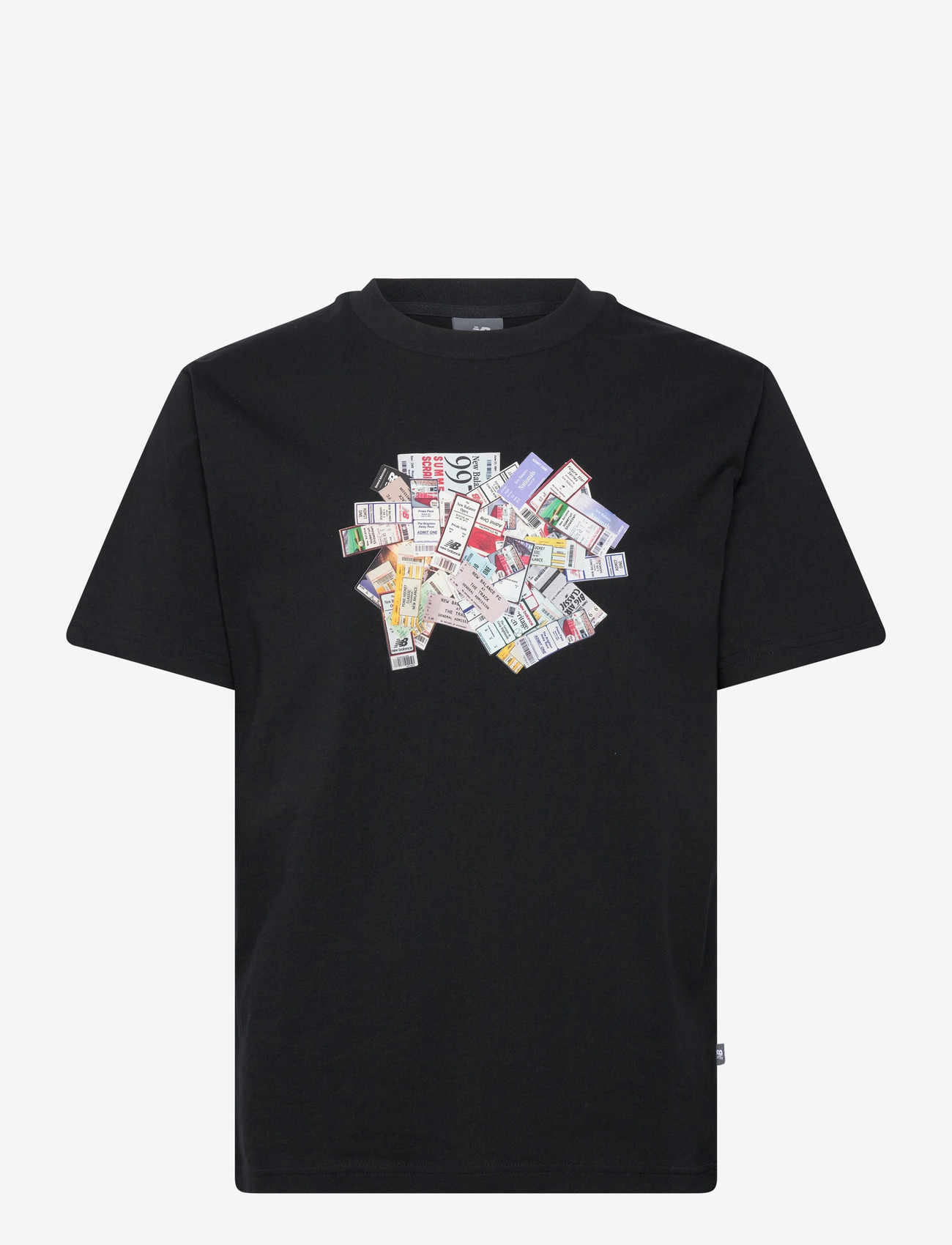 New Balance - Athletics Ticket T-Shirt - t-shirts - black - 0