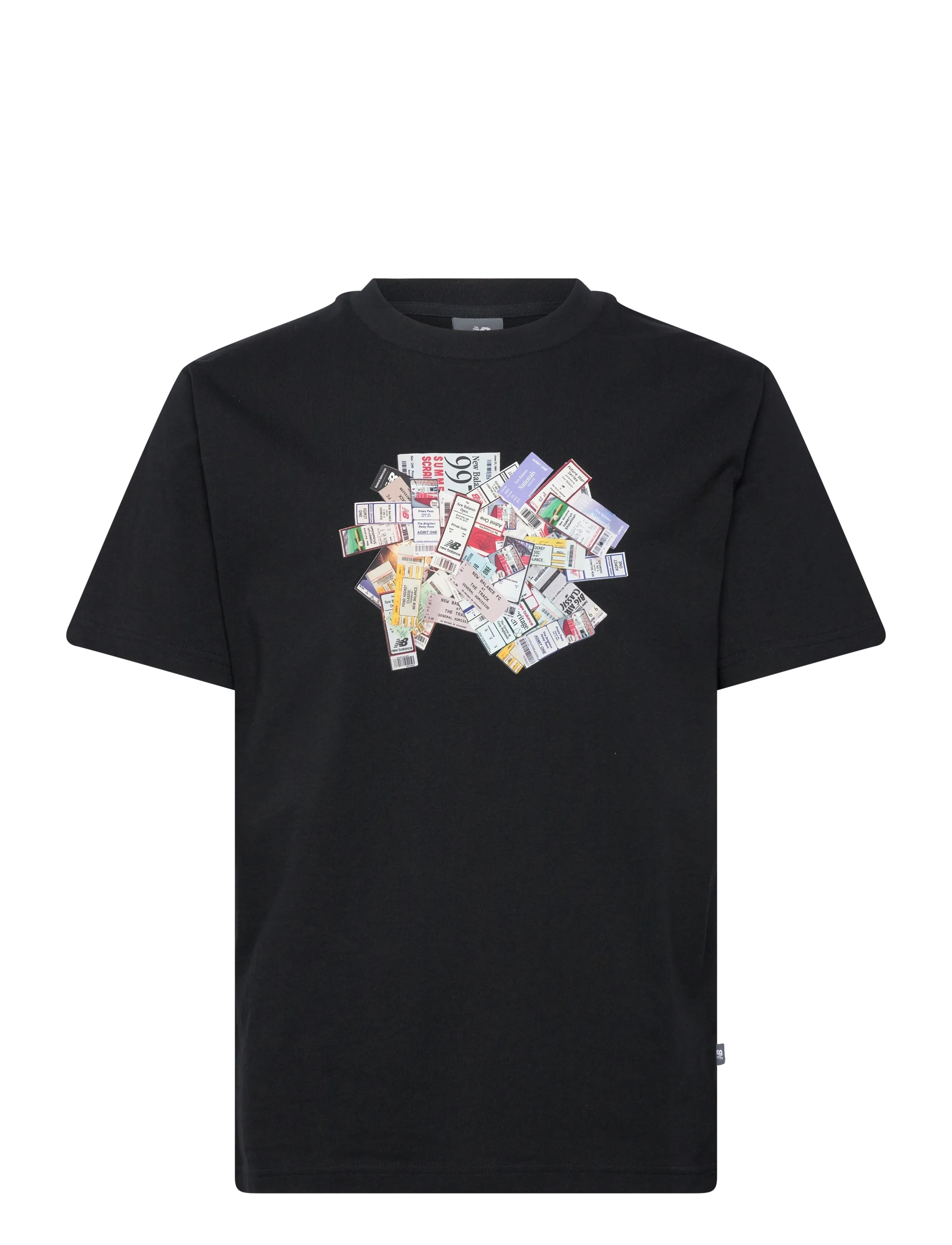 New Balance Athletics Ticket T-Shirt - Offres - BLACK / black