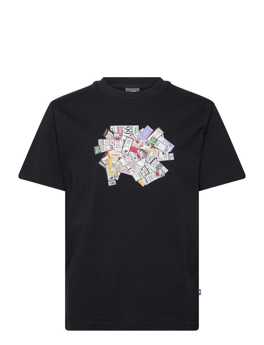 New Balance - Athletics Ticket T-Shirt - t-shirts - black - 0