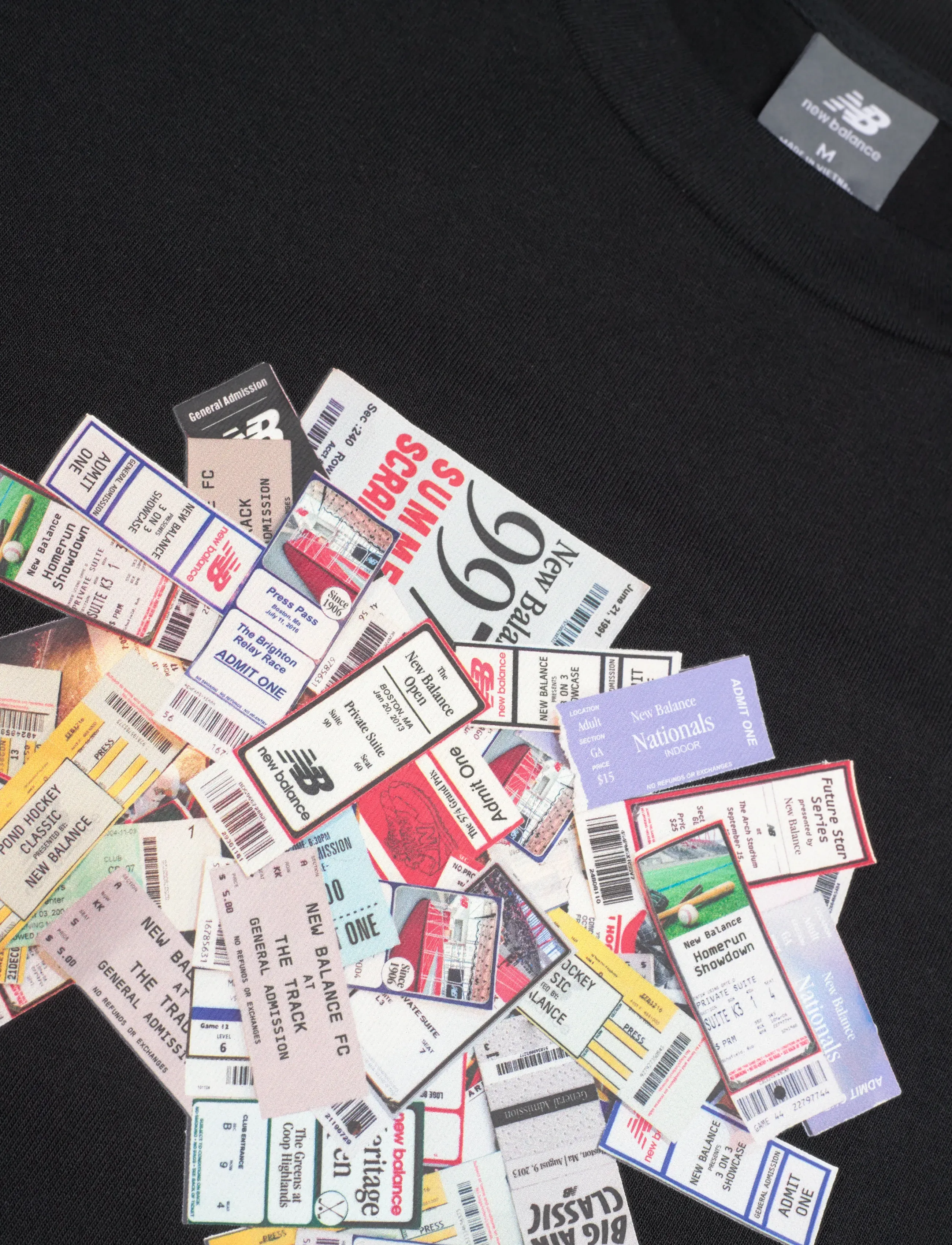 New Balance - Athletics Ticket T-Shirt - oberteile & t-shirts - black - 2