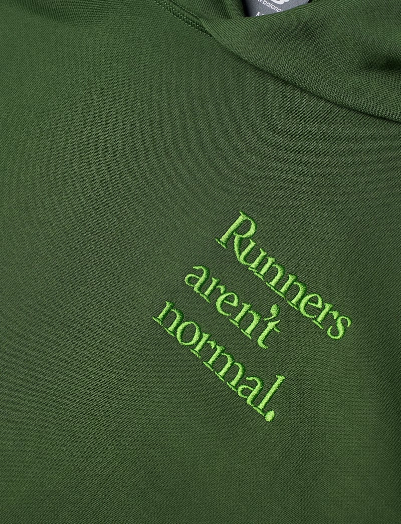 New Balance - Athletics Runners Arent Normal Hoodie - oberteile - dark alpine green - 2