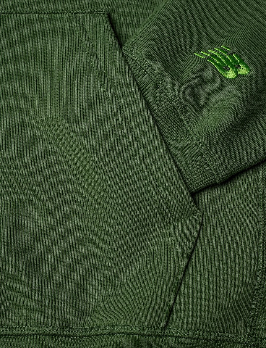 New Balance - Athletics Runners Arent Normal Hoodie - sweatshirts - dark alpine green - 3