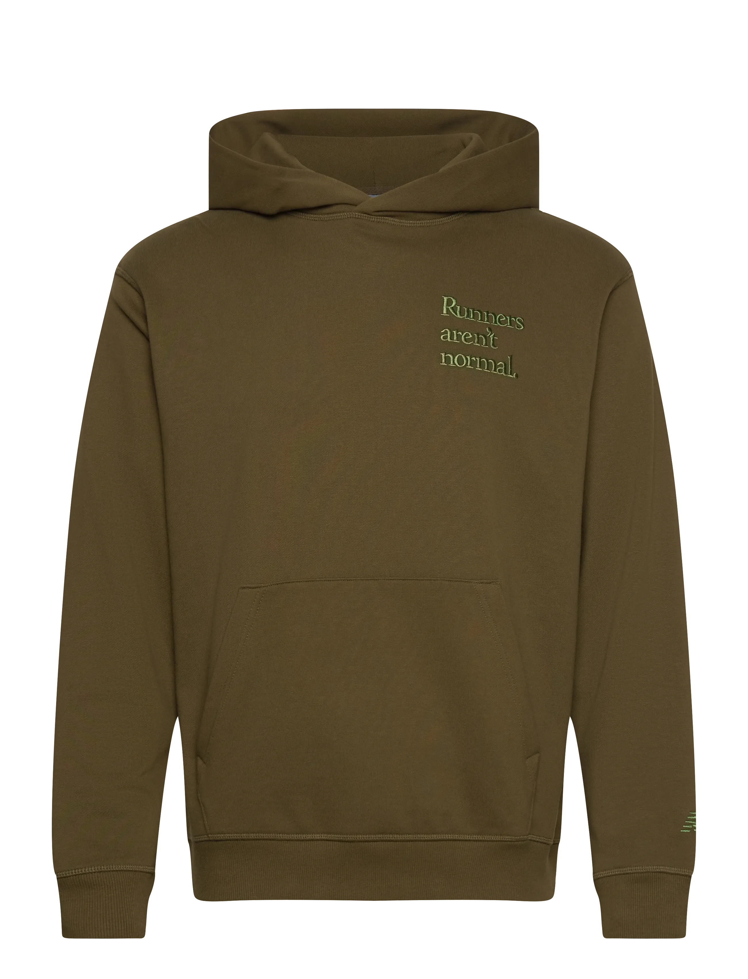 NEW BALANCE Athletics Runners Arent Normal Hoodie Khaki - M - Herren
